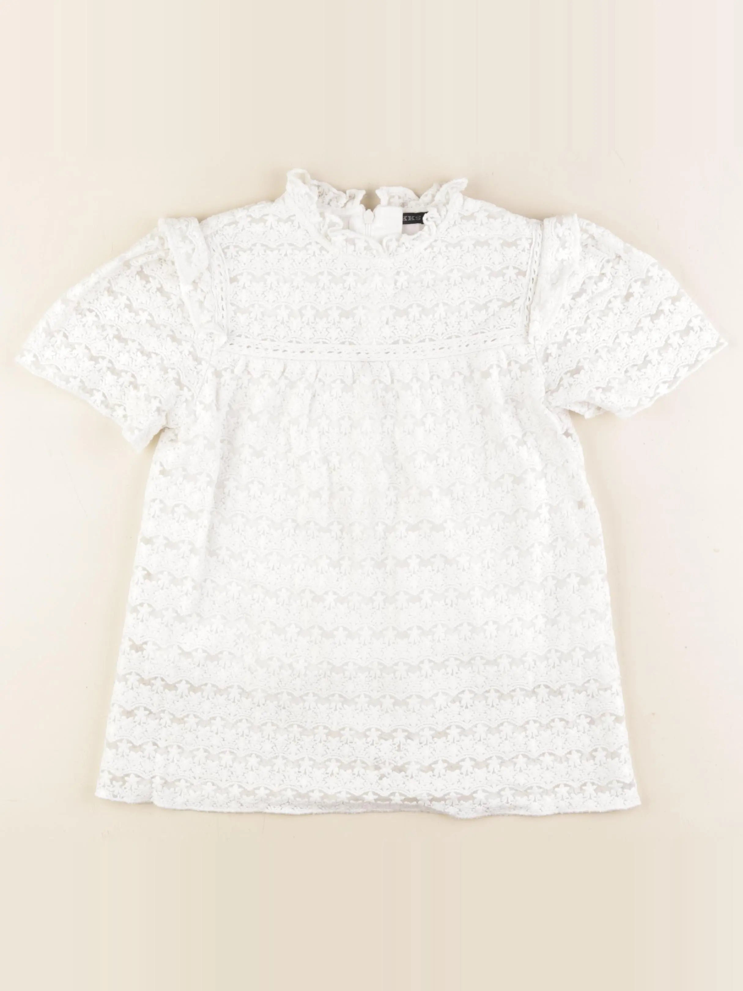 IKKS - blouse blanc - 10 ans