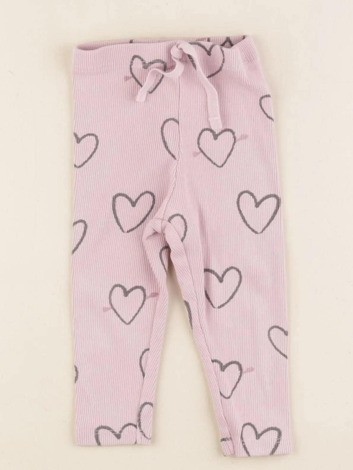 Zara - legging rose - 9/12 mois