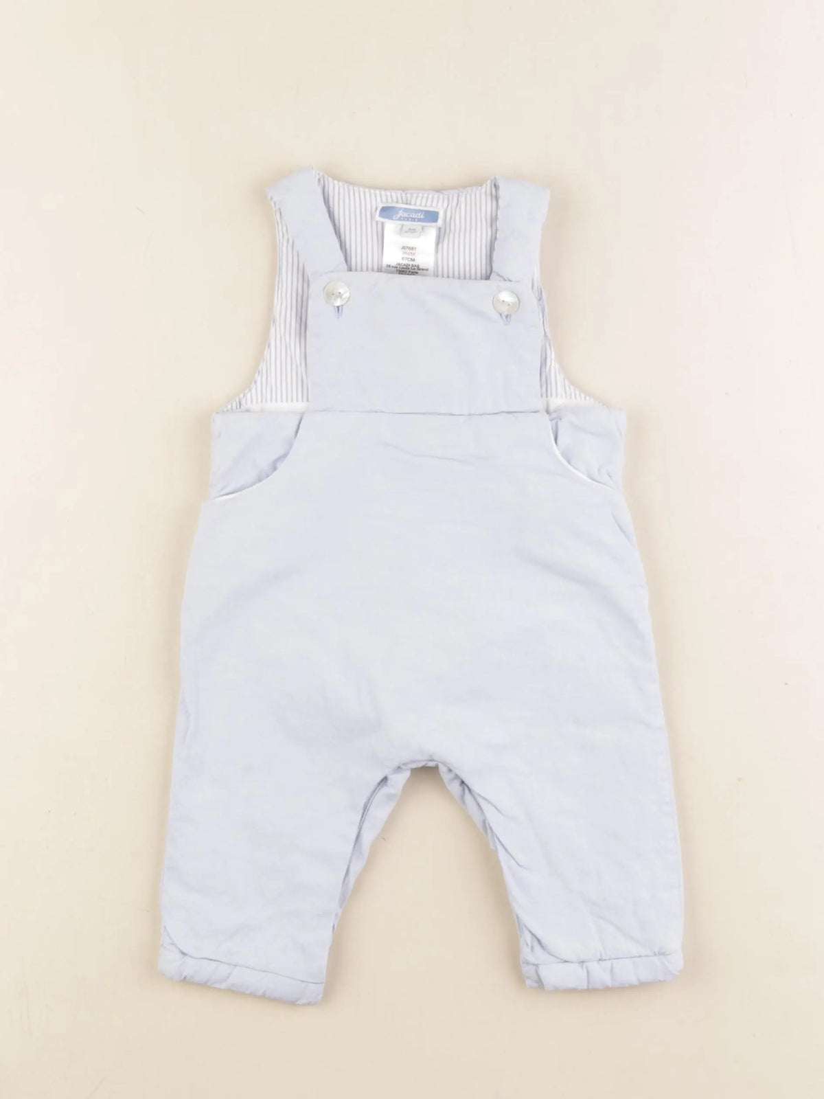 Jacadi - salopette bleu - 6 mois