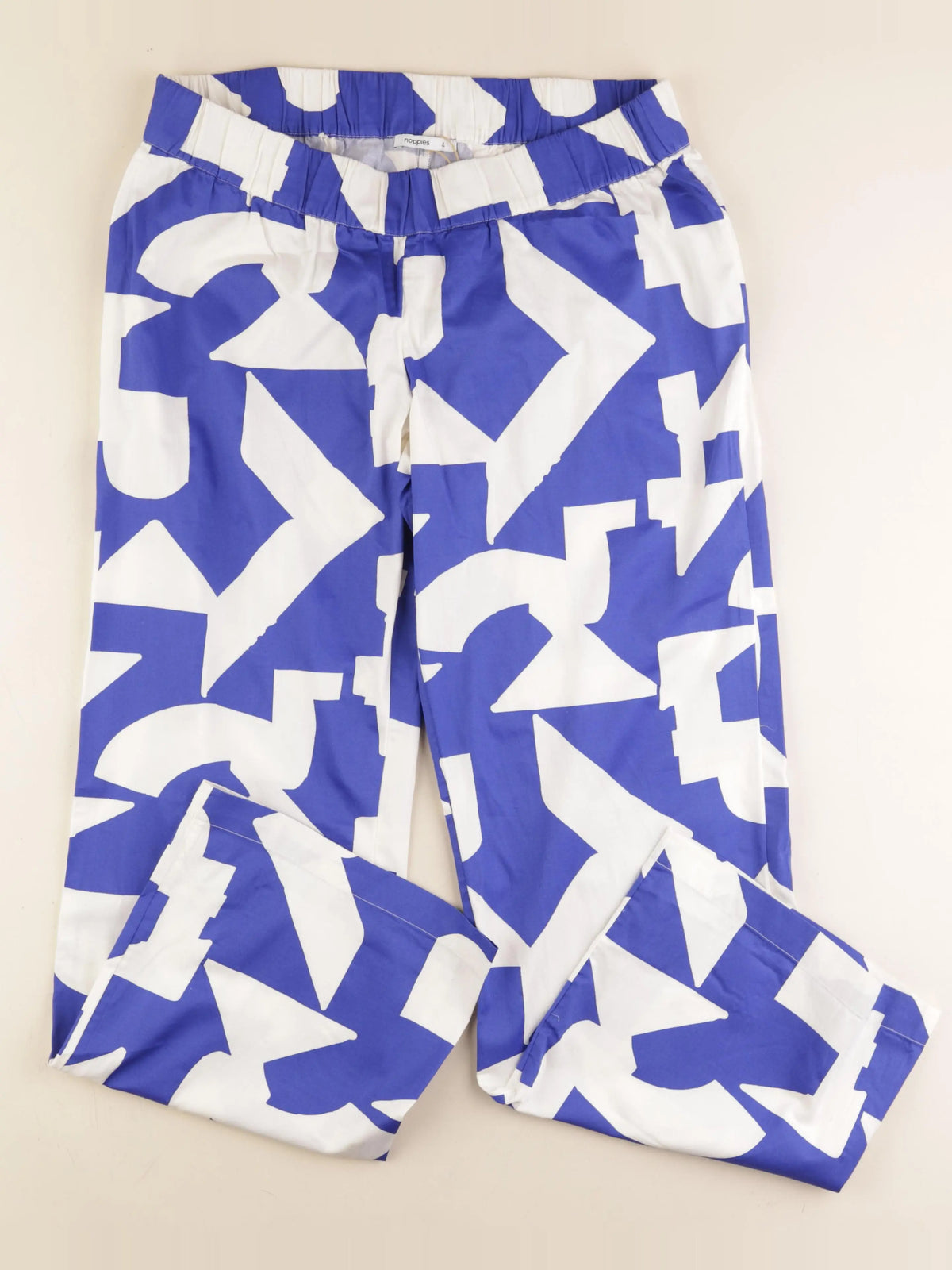 Noppies maternité - pantalon grossesse blanc, bleu - xl