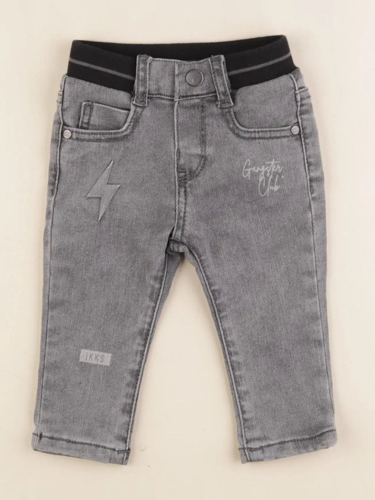 IKKS - jean gris - 6 mois