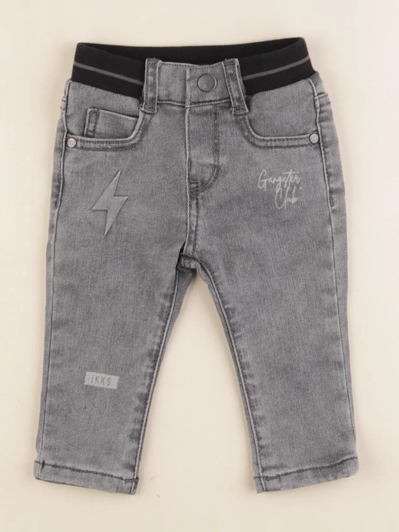 IKKS - jean gris - 6 mois