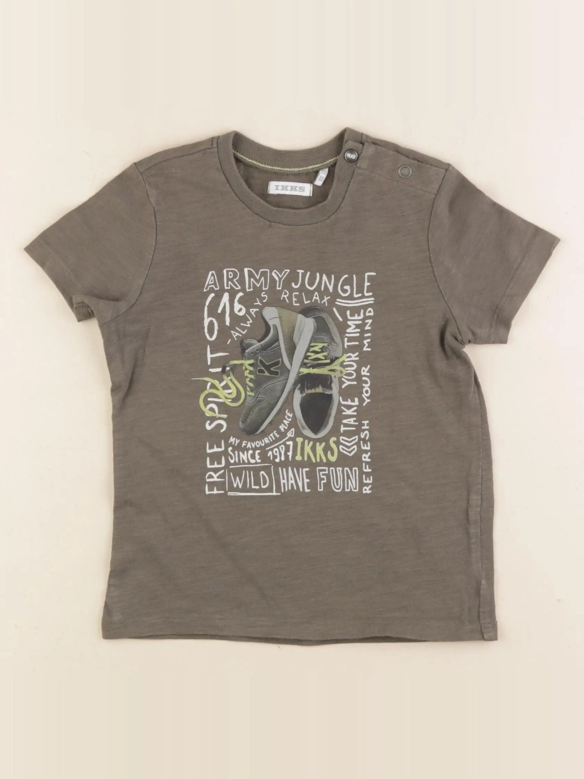 IKKS - tee-shirt vert - 18 mois