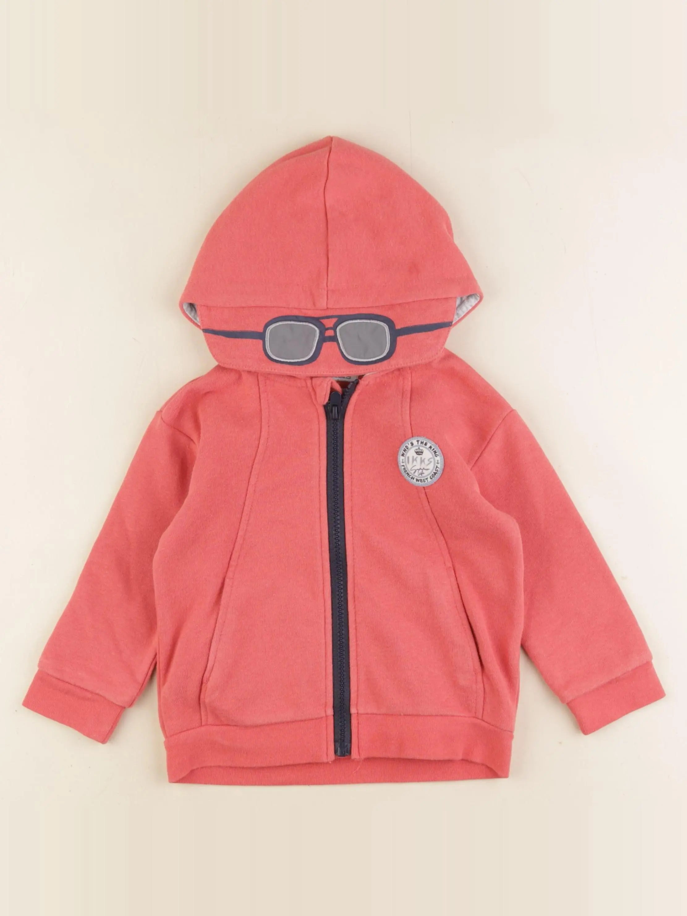 IKKS - sweat rose - 2 ans