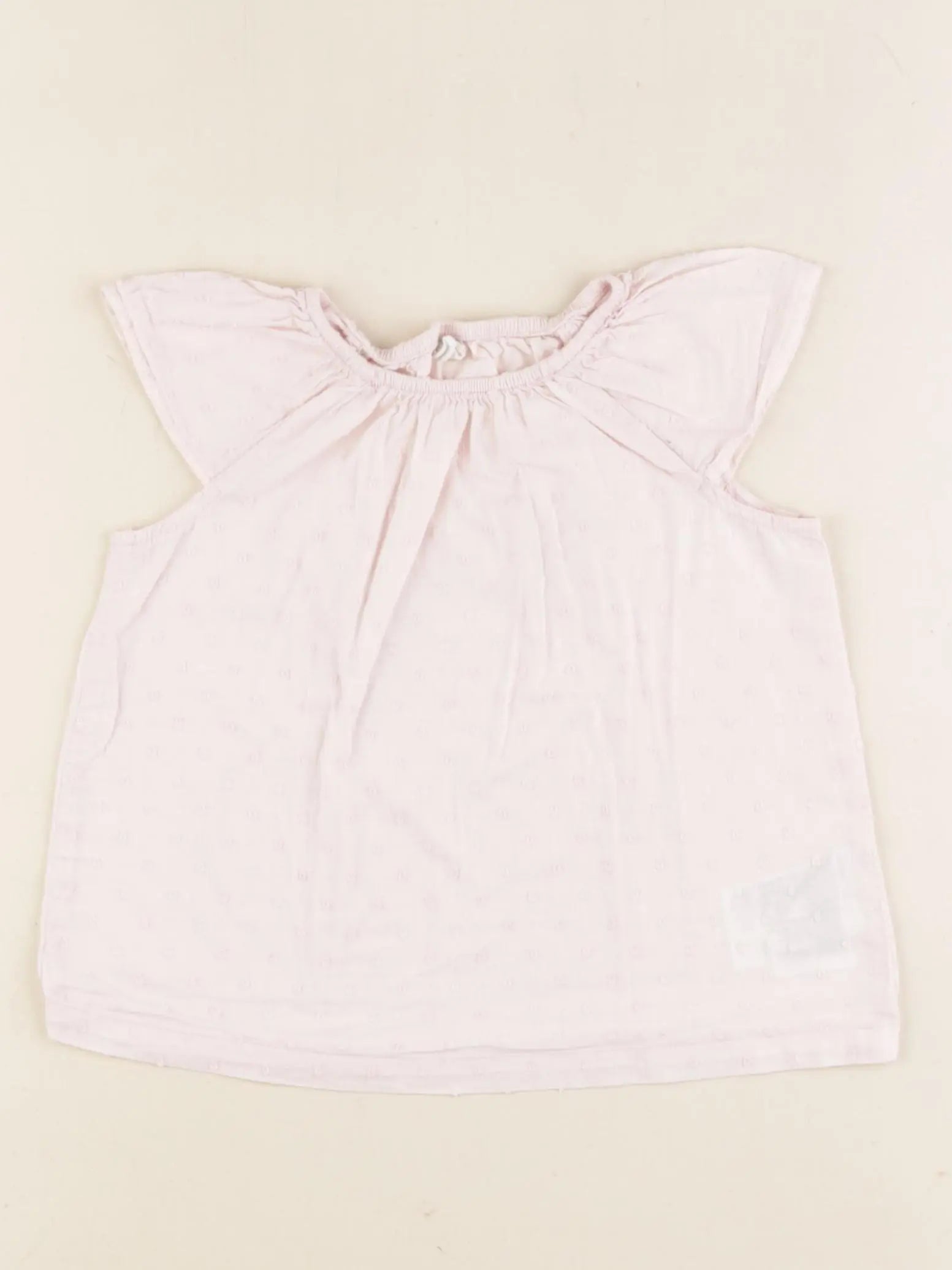 H&M - blouse rose - 12/18 mois