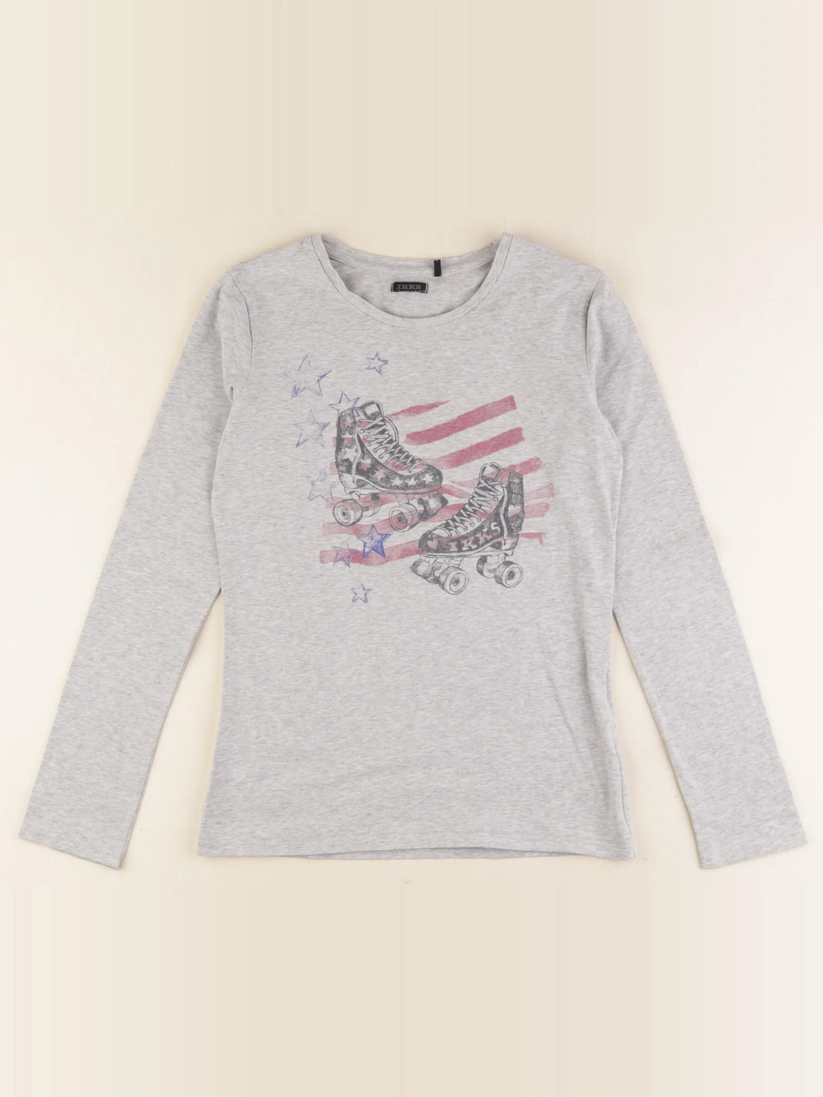 IKKS - tee-shirt gris - 14 ans