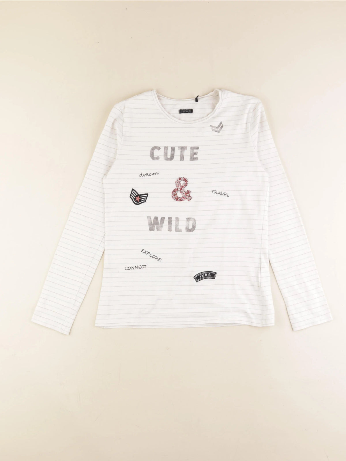 IKKS - tee-shirt blanc - 12 ans