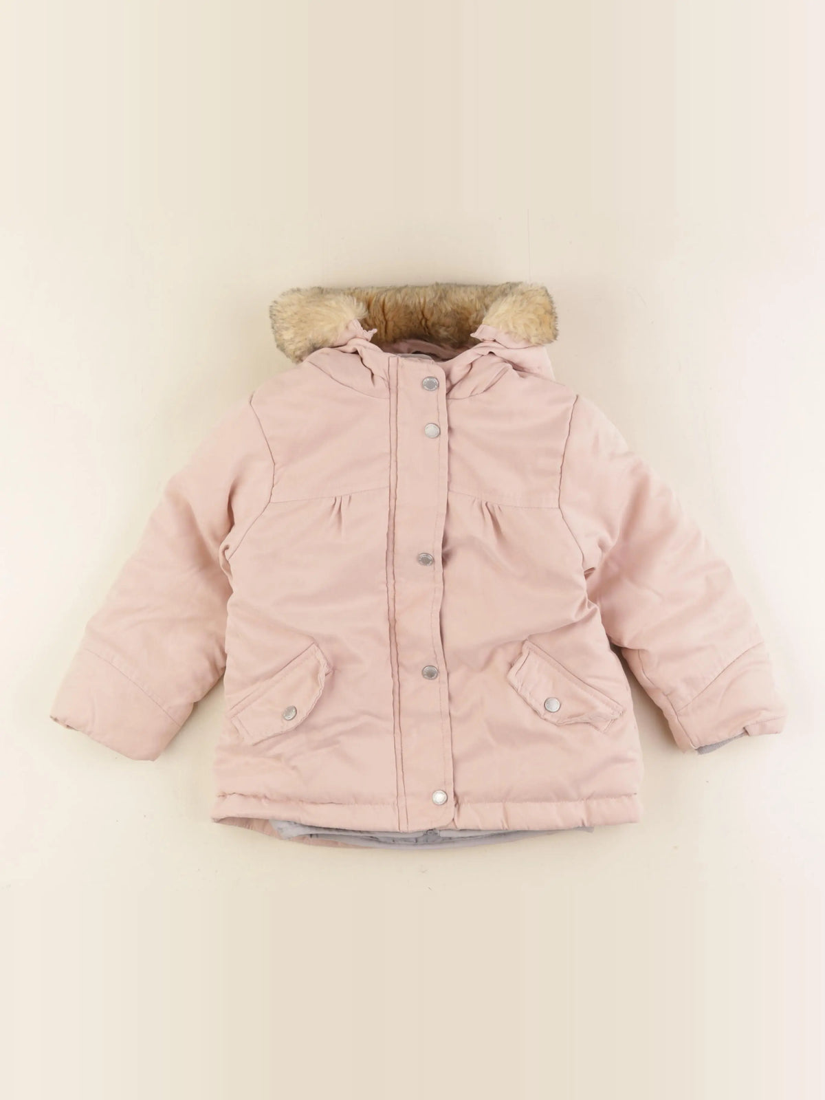 Vertbaudet - parka rose - 36 mois