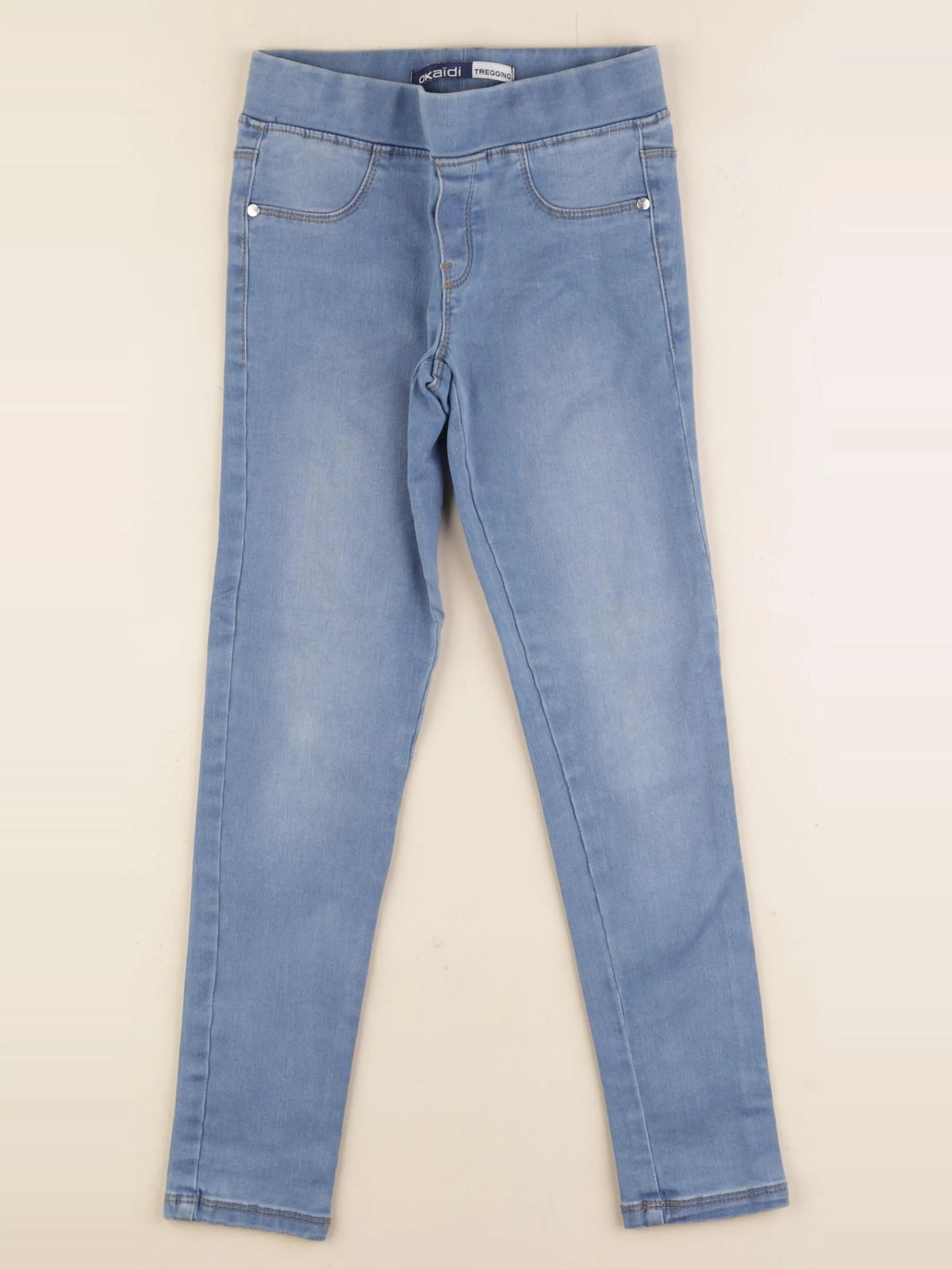 Okaidi - legging bleu - 8 ans