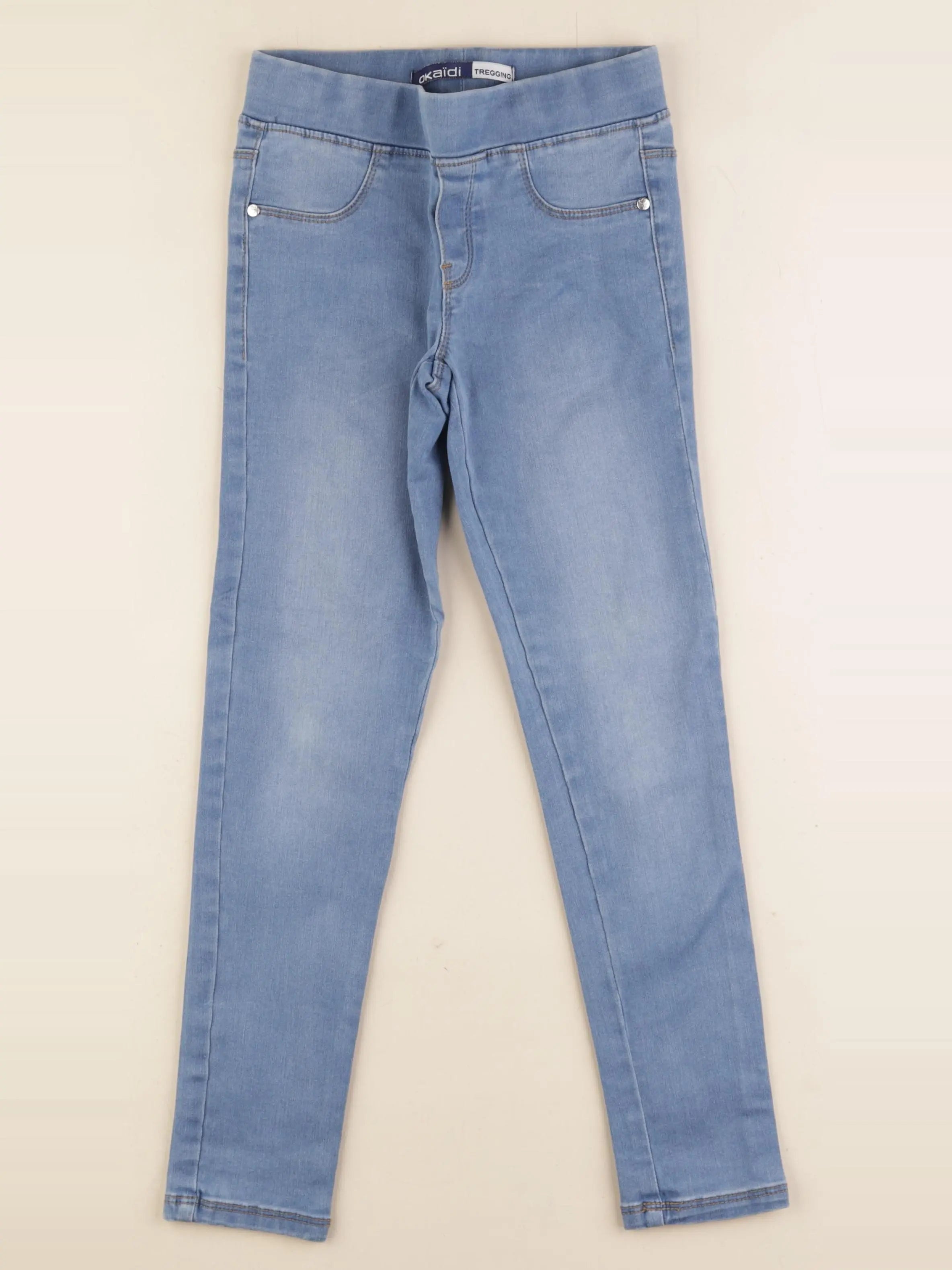 Okaidi - legging bleu - 8 ans