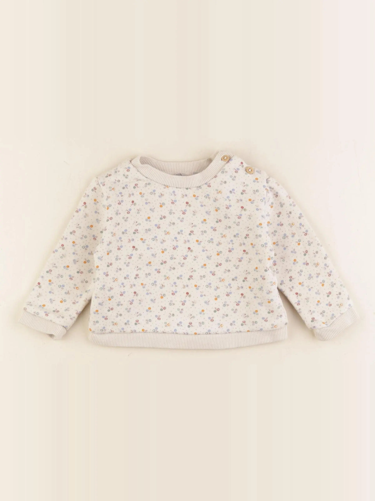 Boutchou - sweat multicolore - 6 mois