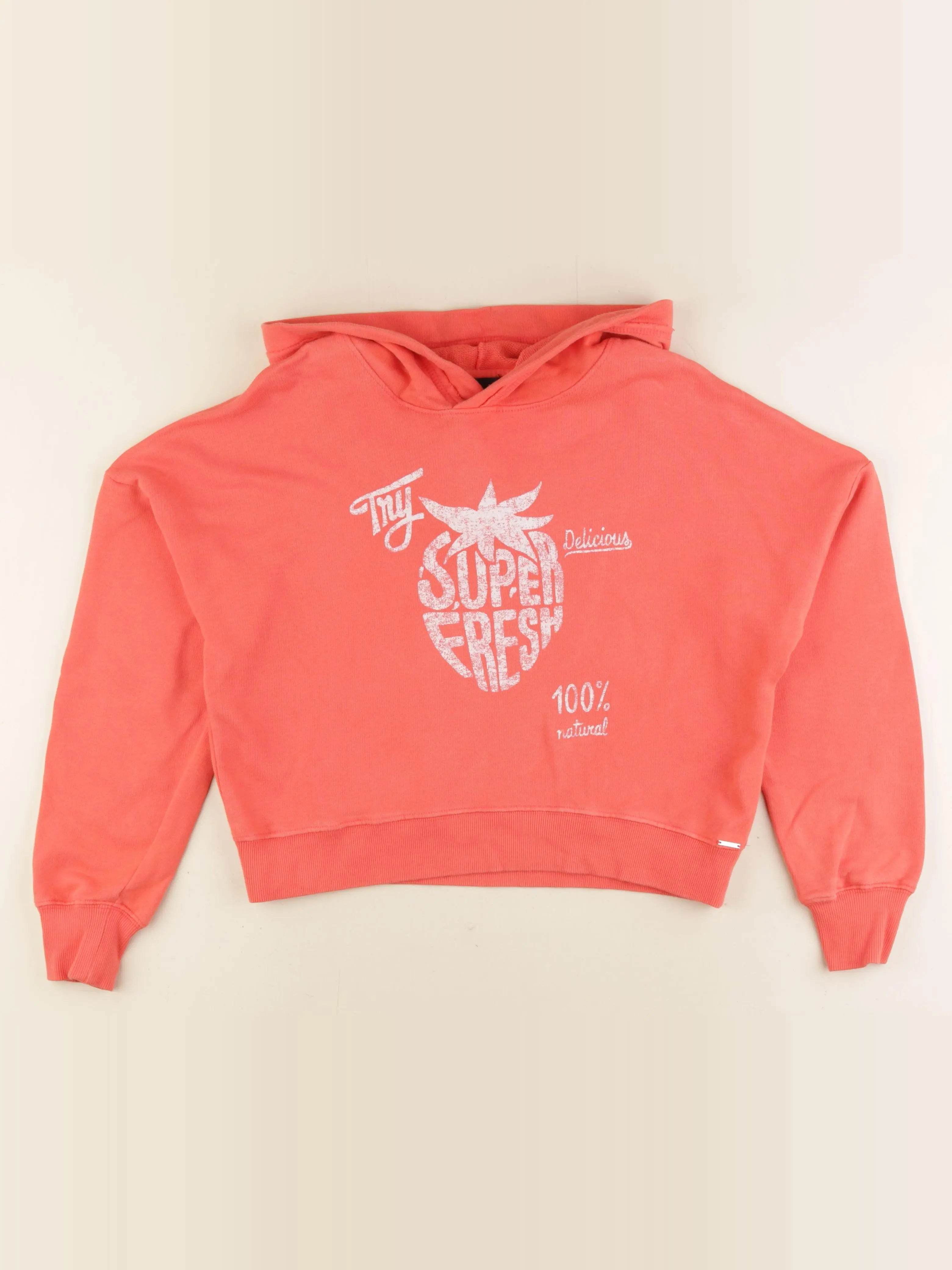 IKKS - sweat orange - 12 ans