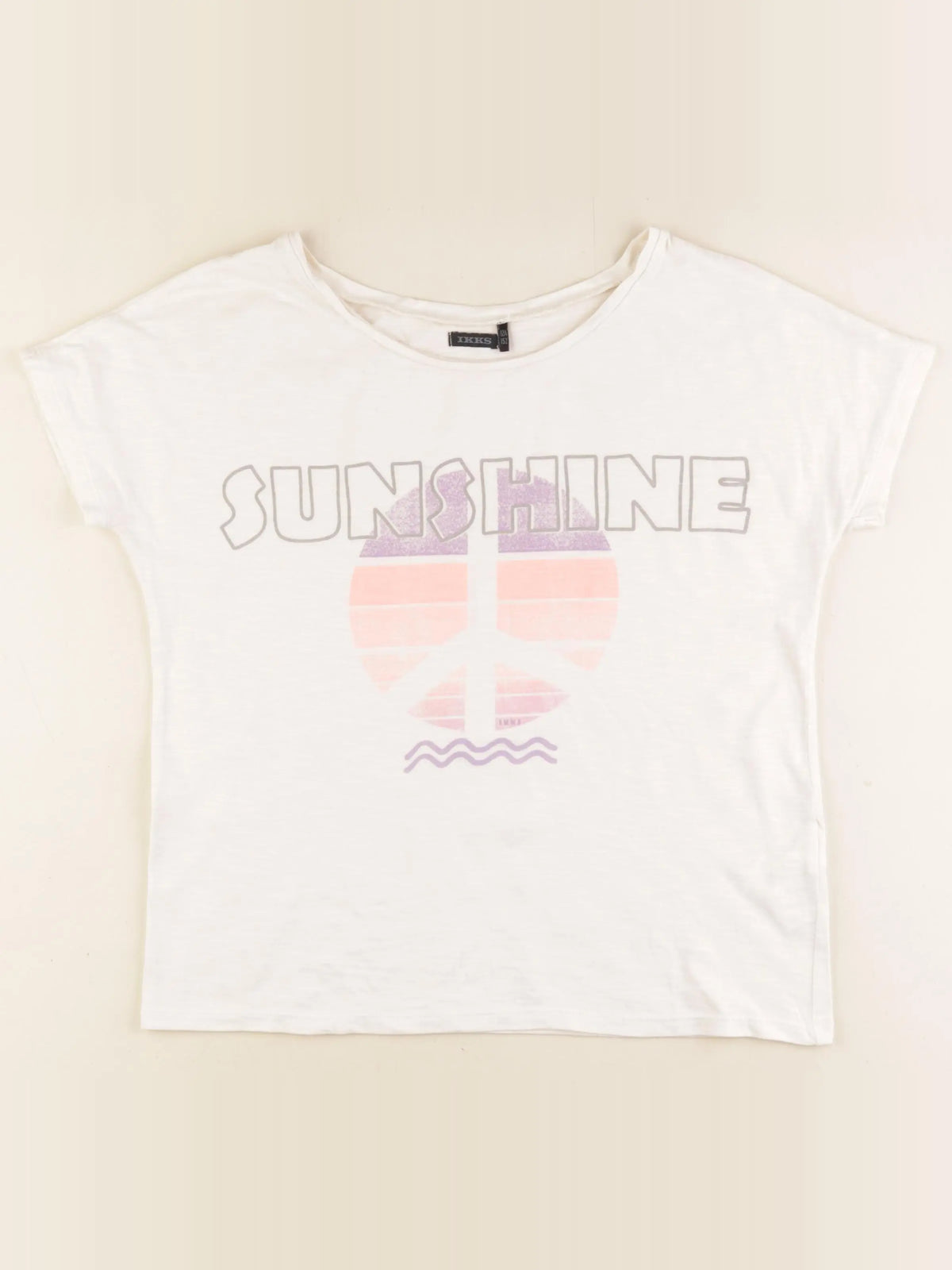 IKKS - tee-shirt blanc - 12 ans