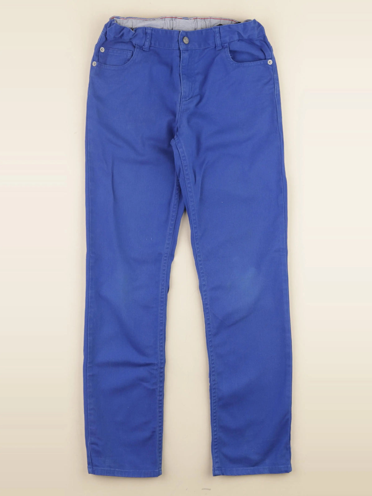 Petit Bateau - pantalon bleu - 10 ans
