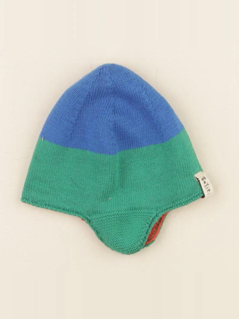 Bonnet réversible bleu, vert