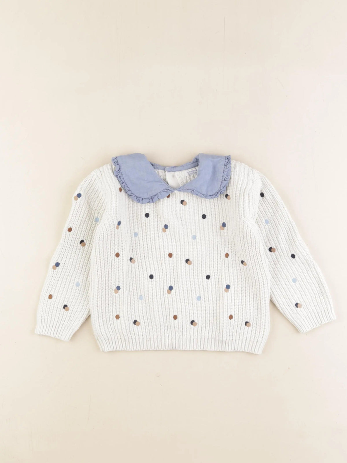 Boutchou - pull bleu - 24 mois