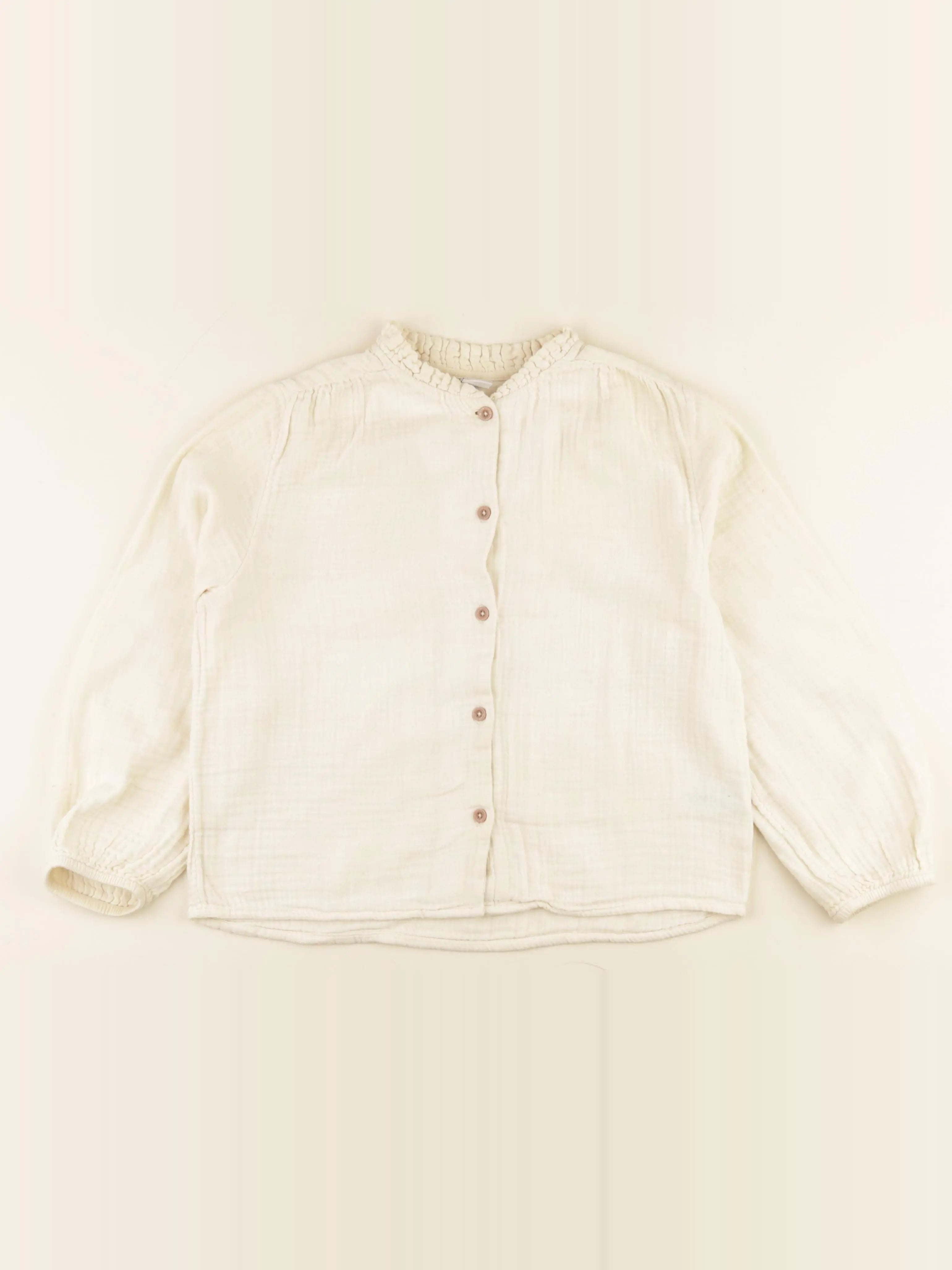 Petit Bateau - blouse beige - 10 ans