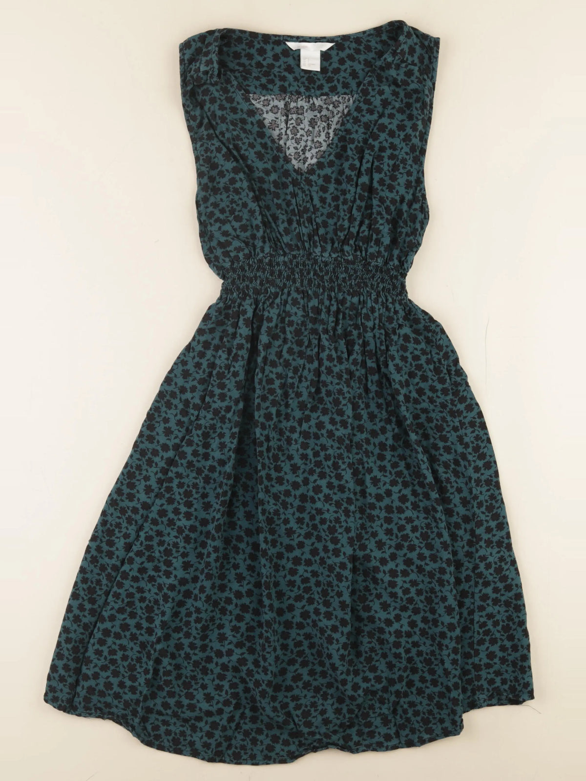 H&M - robe grossesse vert - s