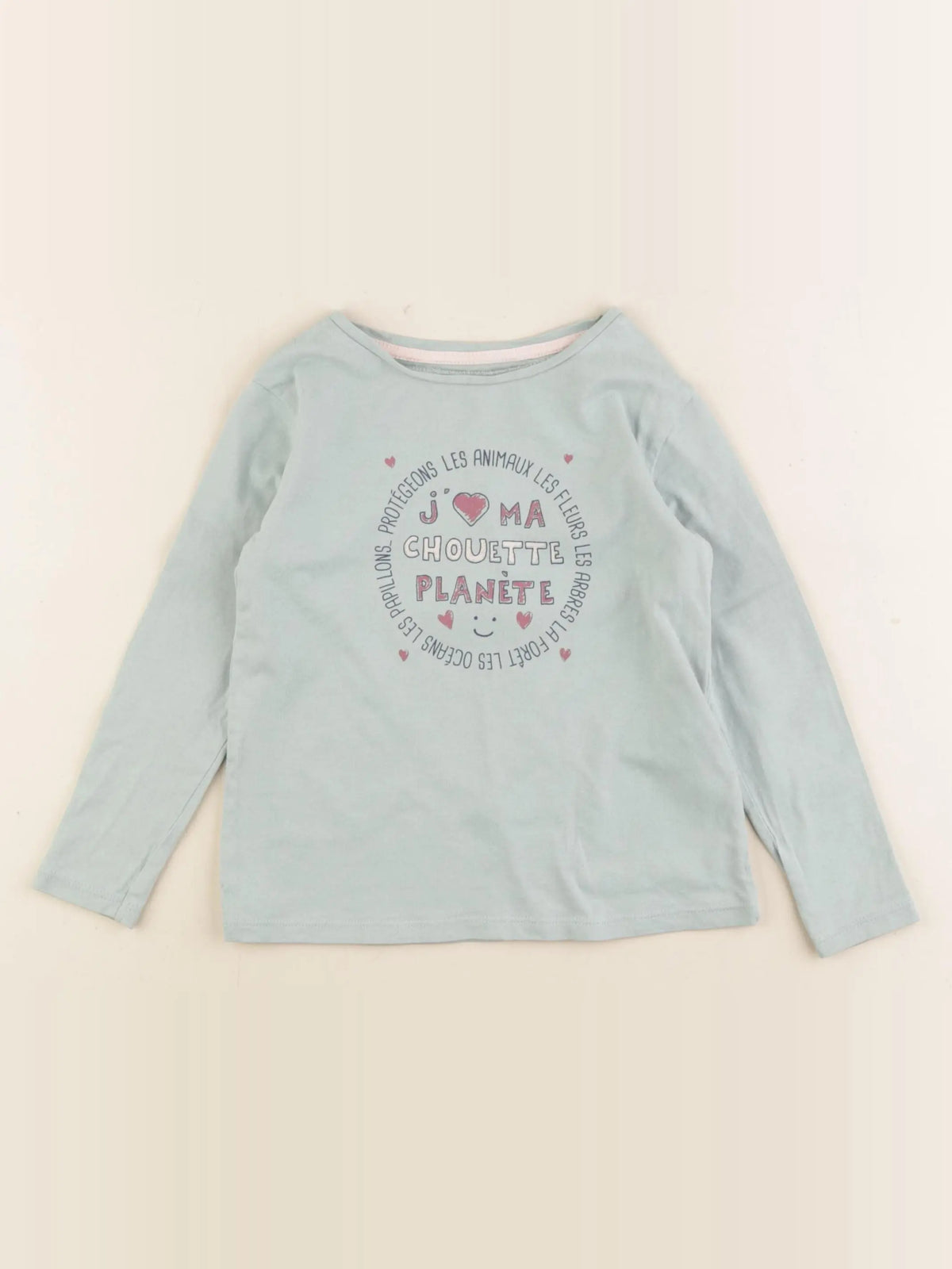 Vertbaudet - tee-shirt vert - 3 ans