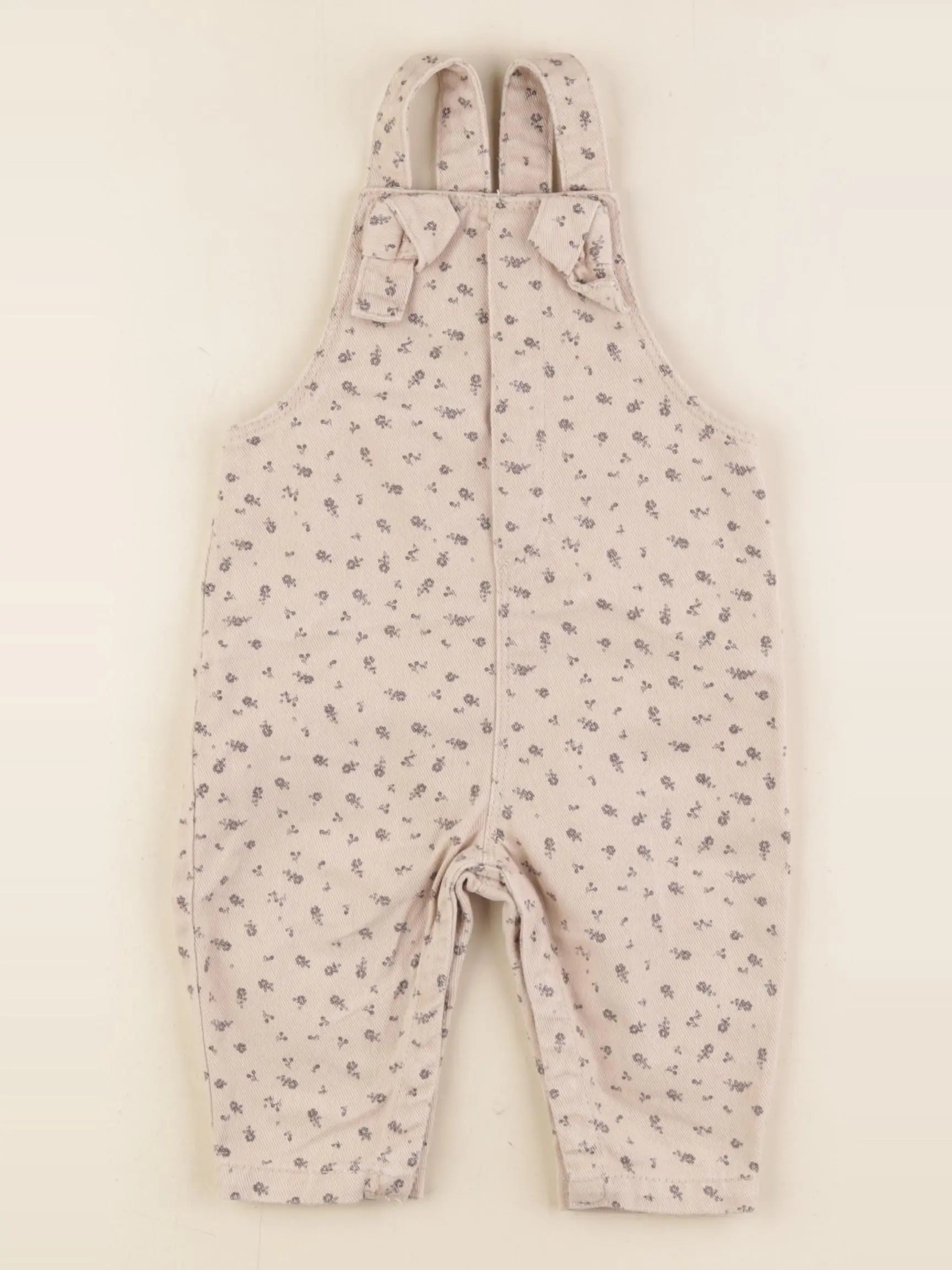 Vertbaudet - salopette beige - 9 mois