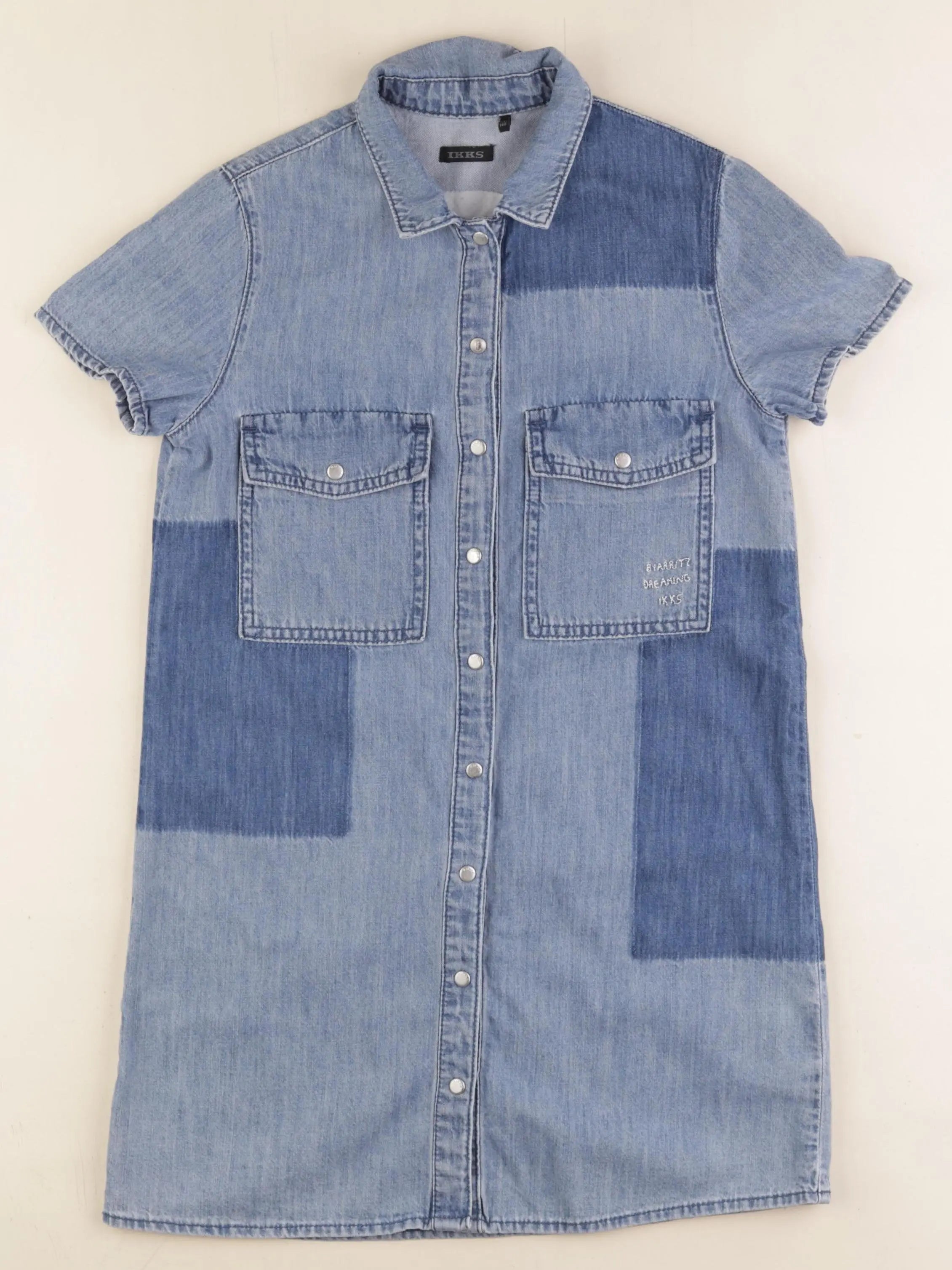 IKKS - robe bleu - 10 ans