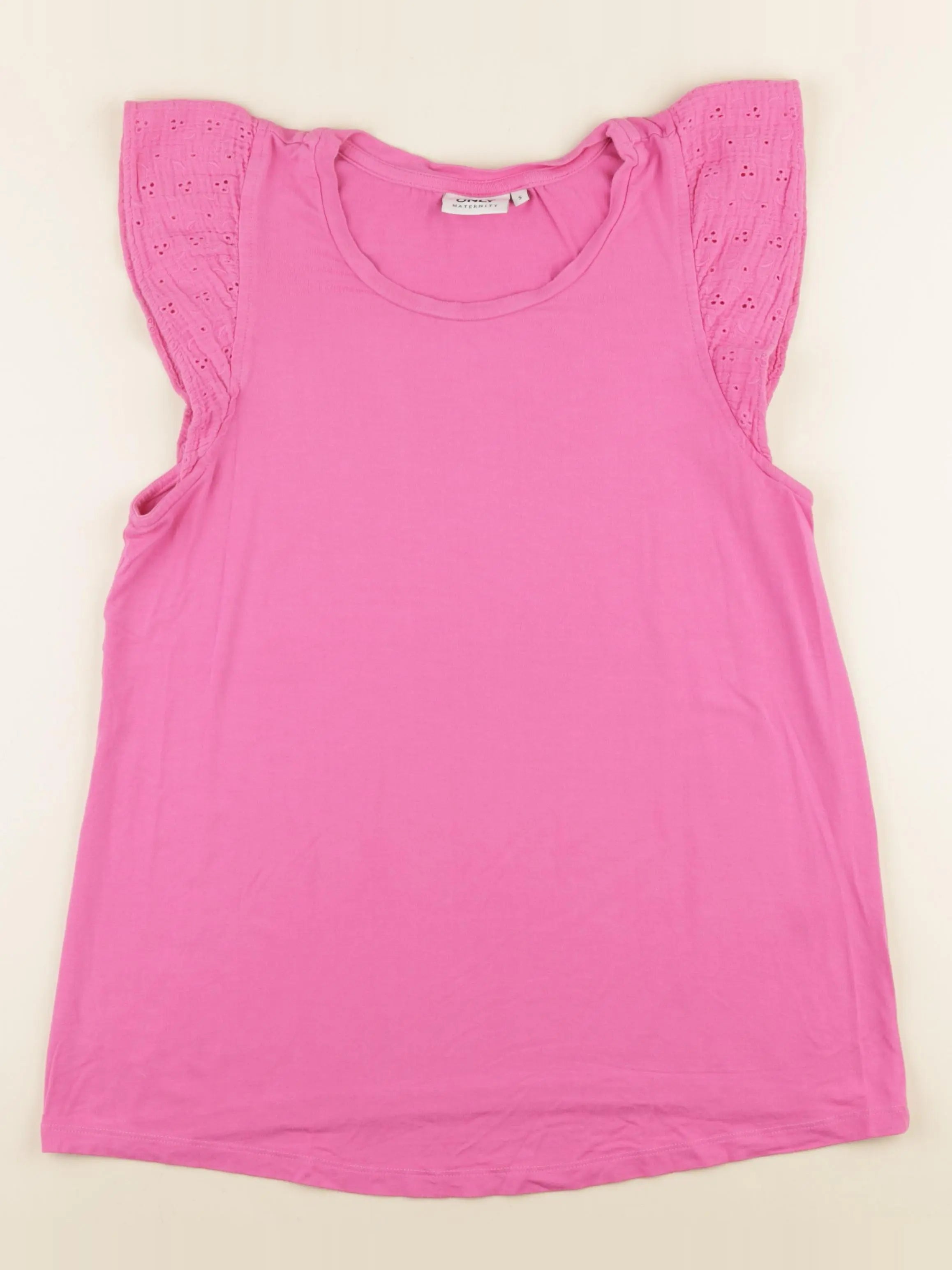 Only maternité - tee-shirt grossesse rose - s