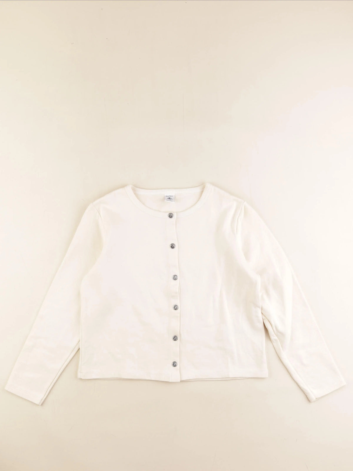 Petit Bateau - sweat beige - 10 ans