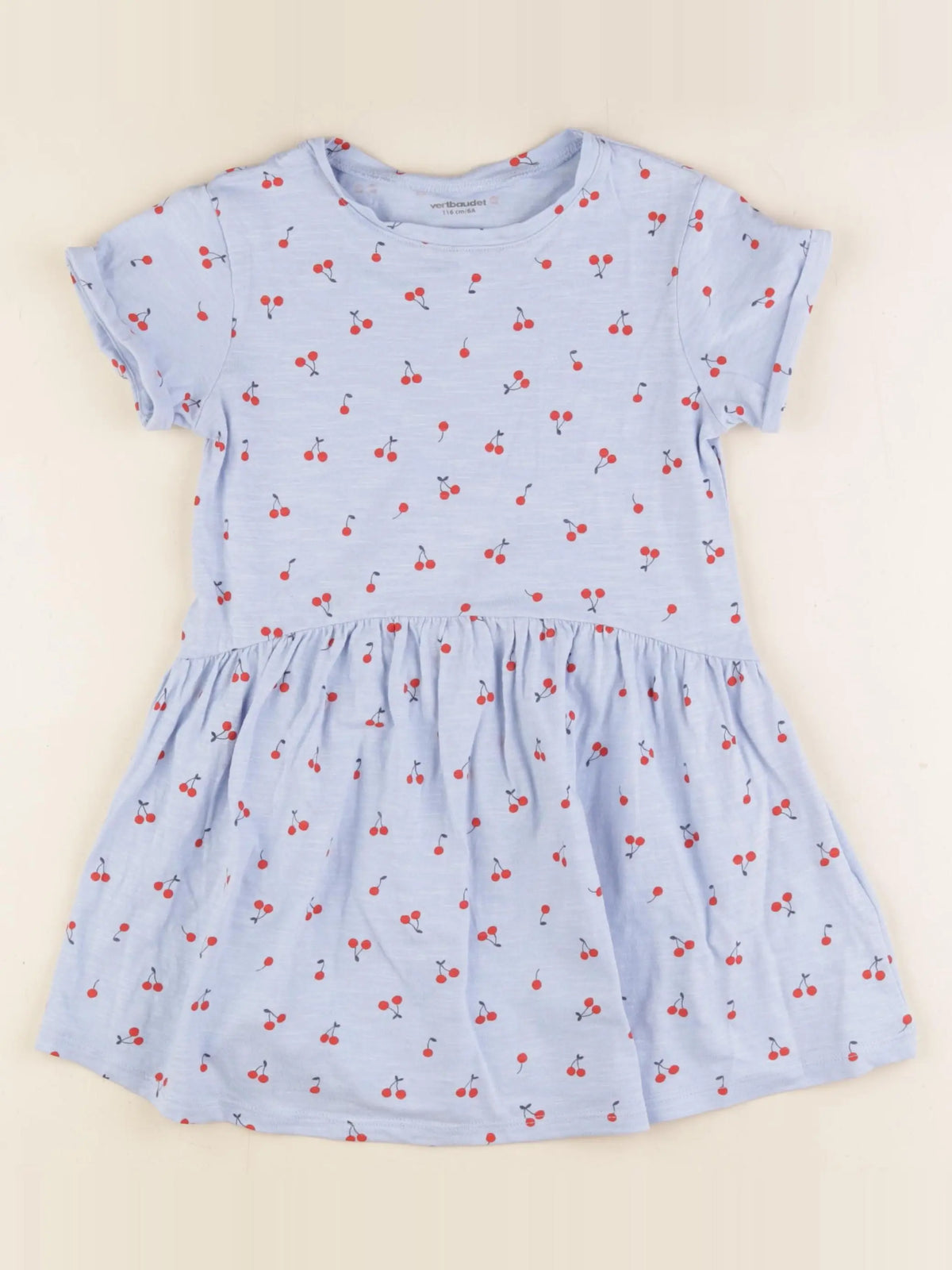 Vertbaudet - robe bleu - 6 ans