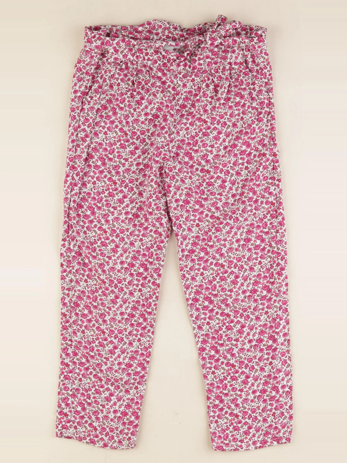 Vertbaudet - pantalon rose - 7 ans