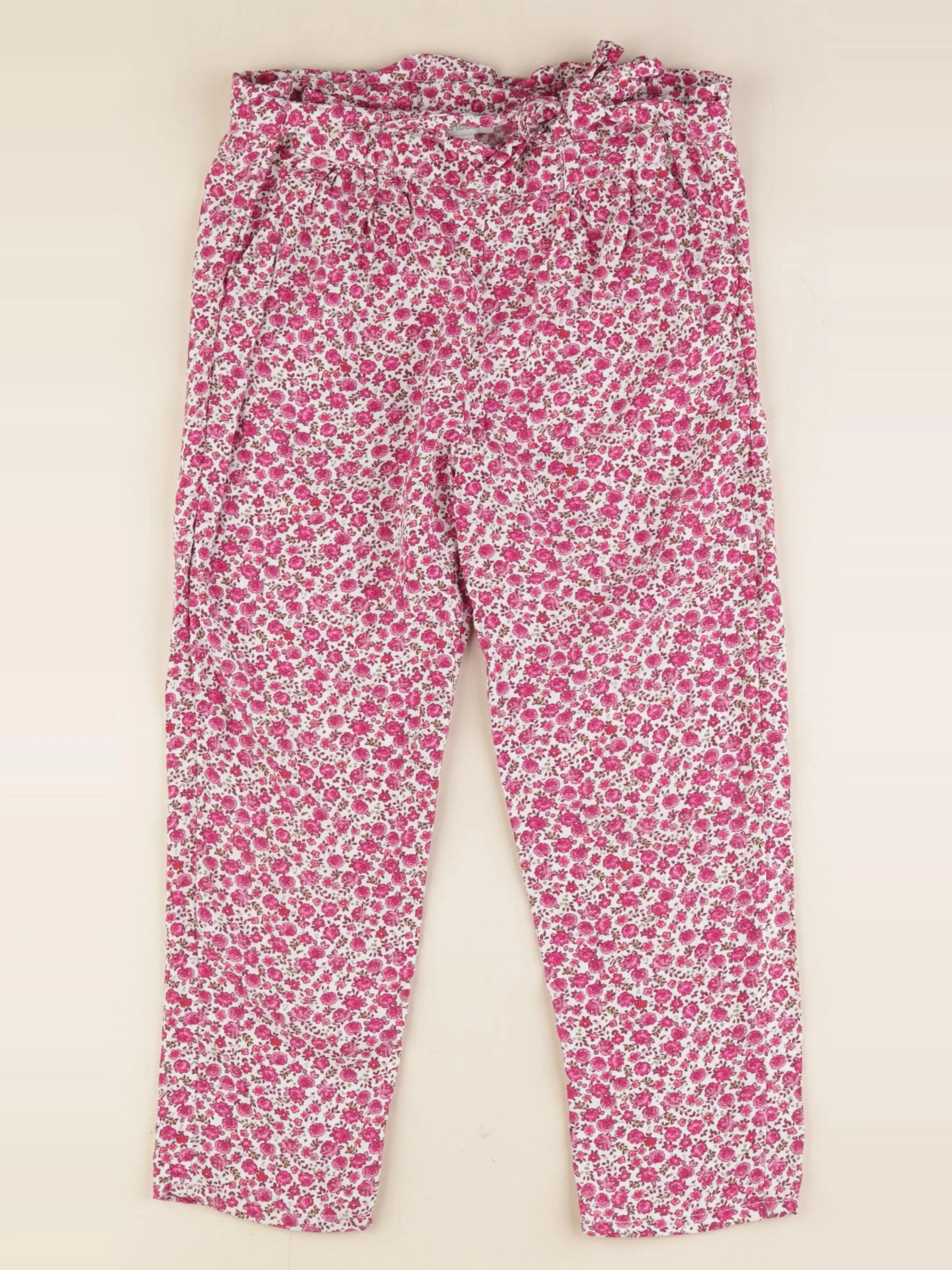 Vertbaudet - pantalon rose - 7 ans