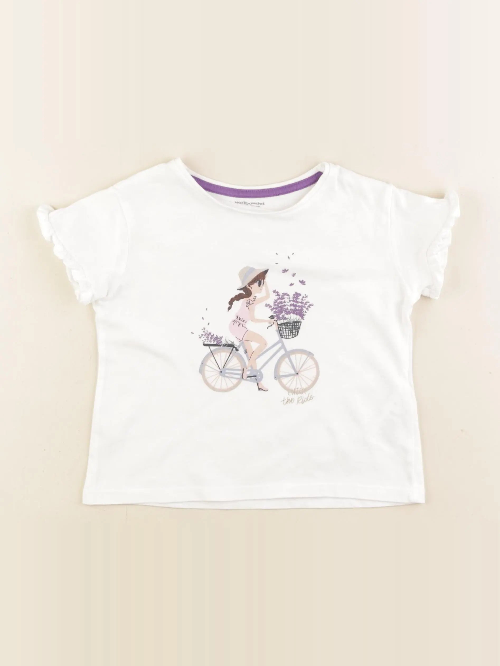 Vertbaudet - tee-shirt blanc - 3 ans