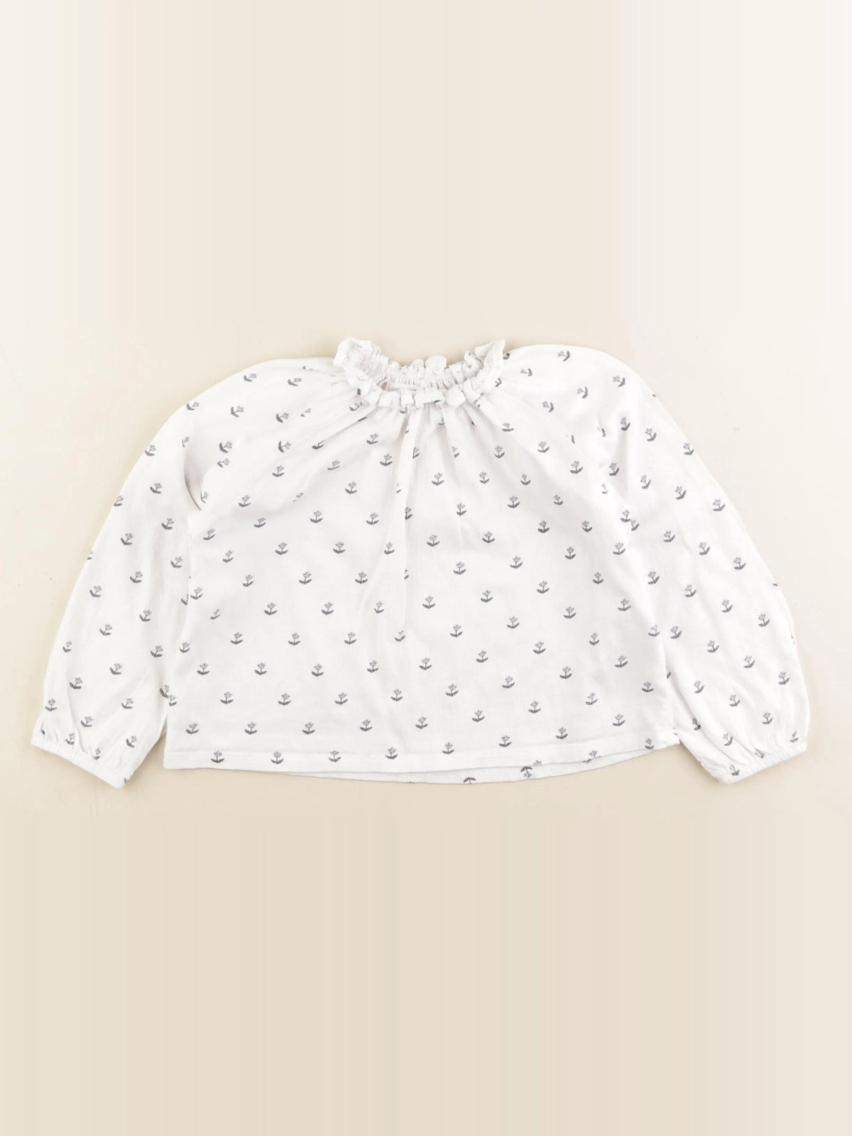 Vertbaudet - tee-shirt blanc, bleu - 3 ans