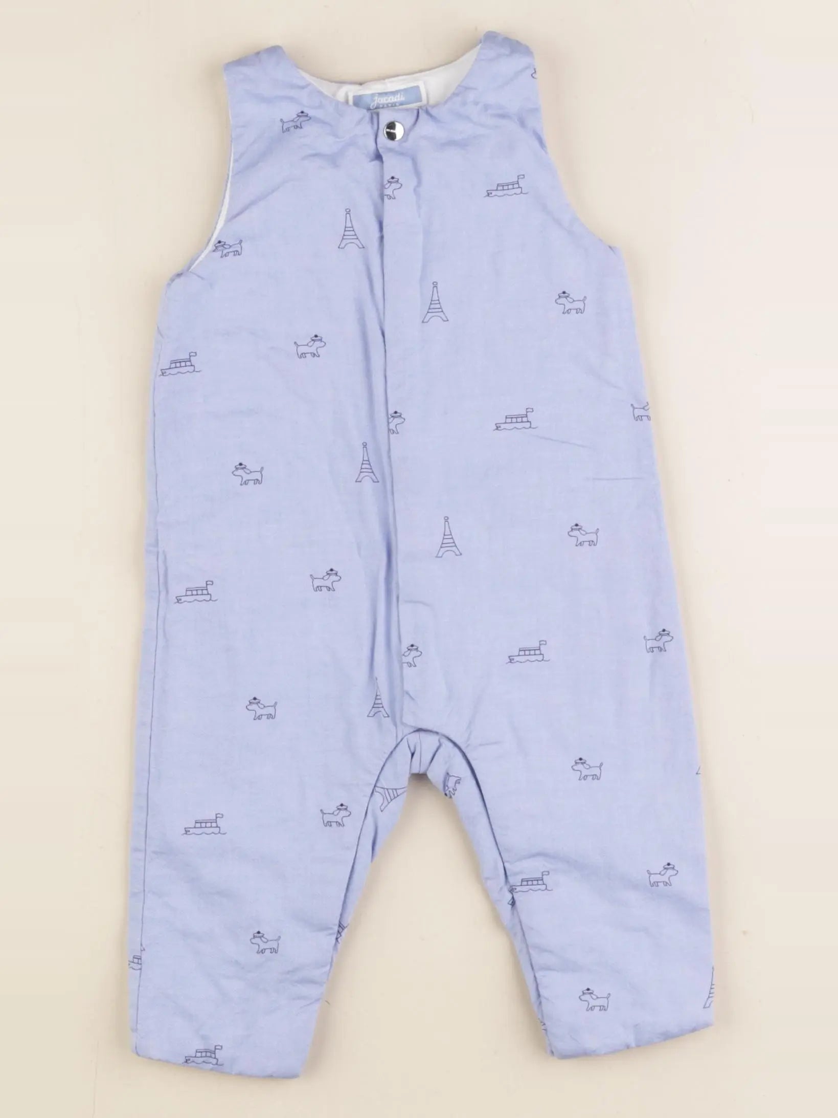 Jacadi - combinaison bleu - 6 mois