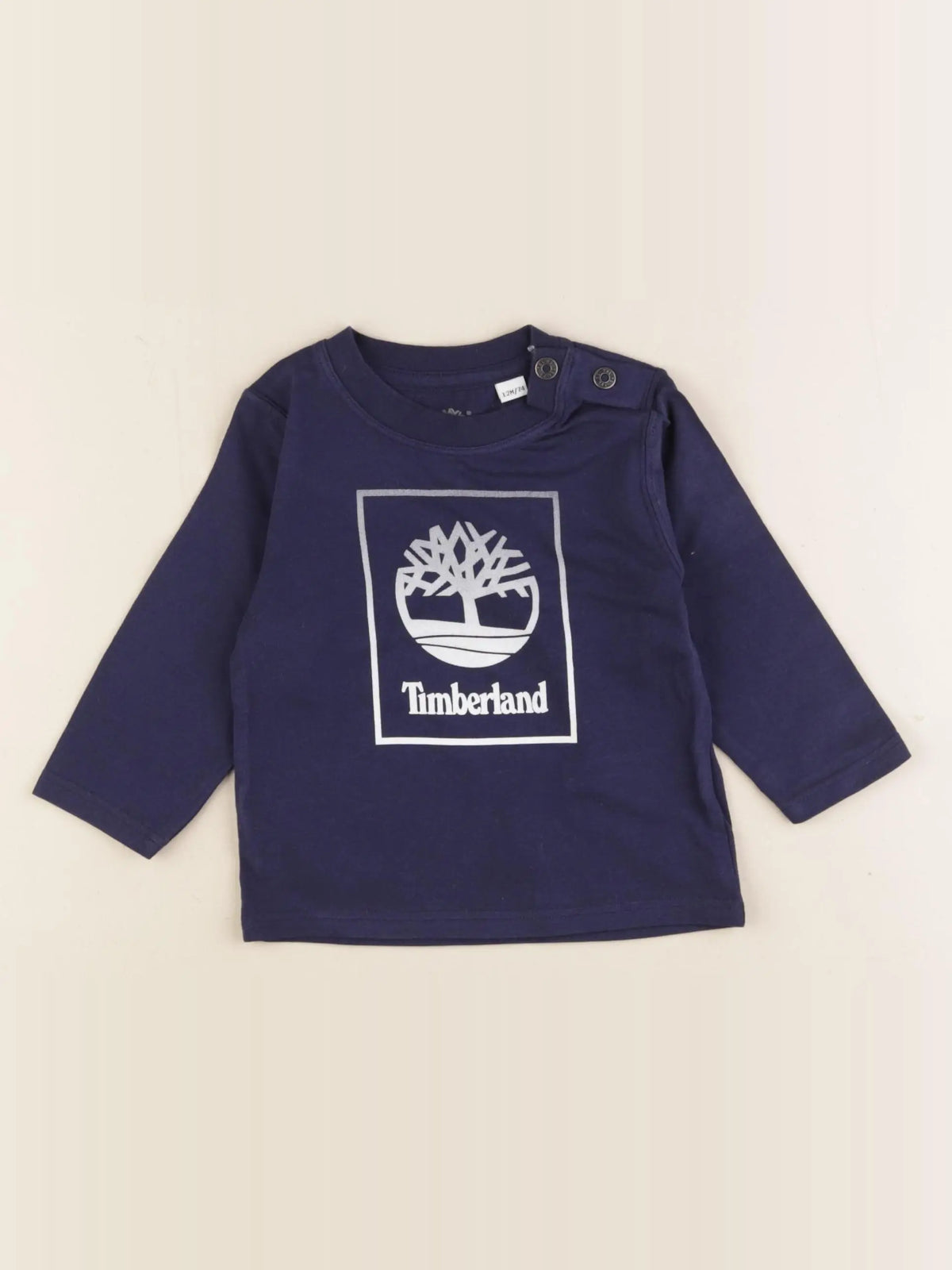 Timberland - tee-shirt bleu - 12 mois