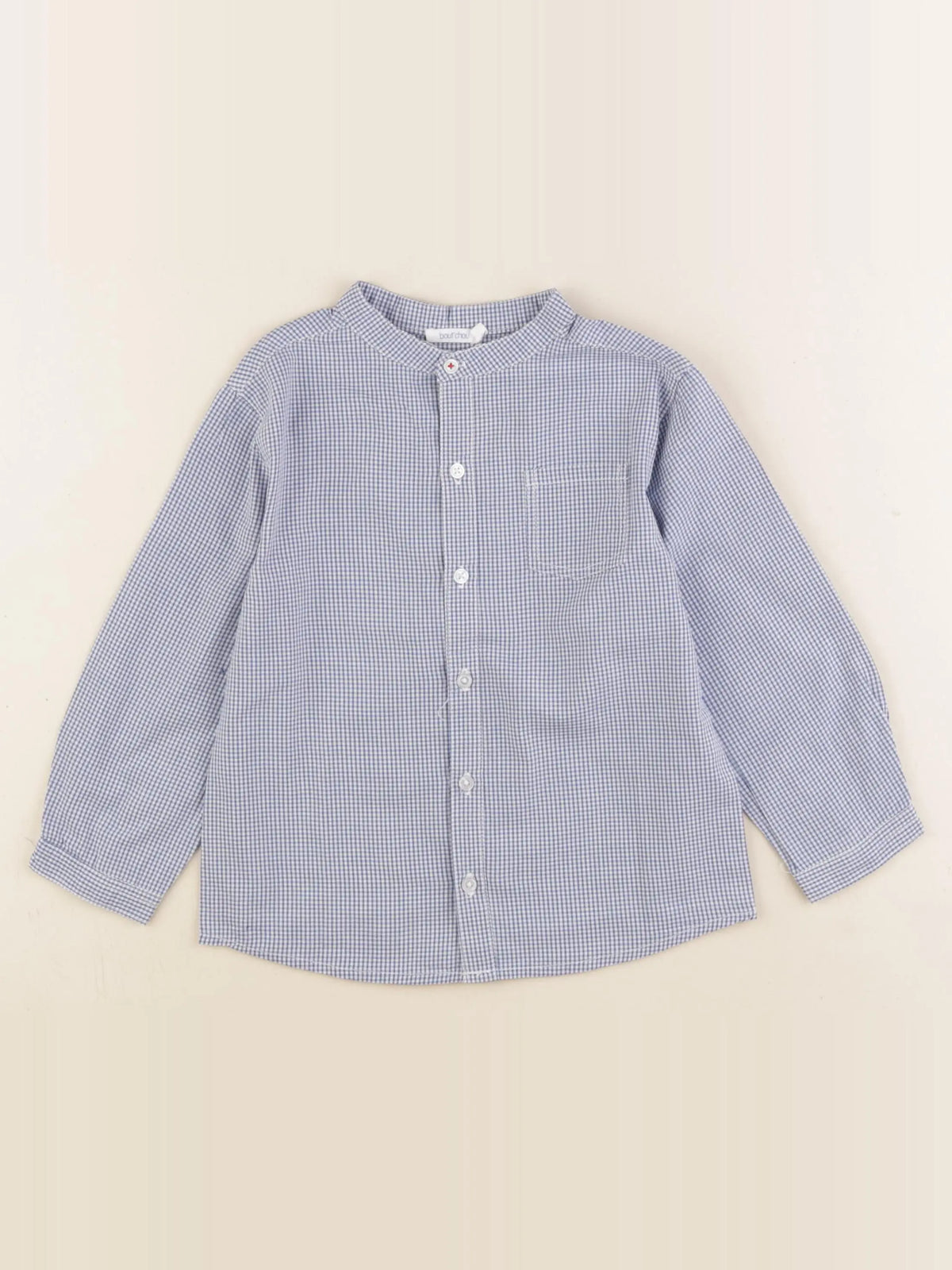 Boutchou - chemise bleu - 36 mois