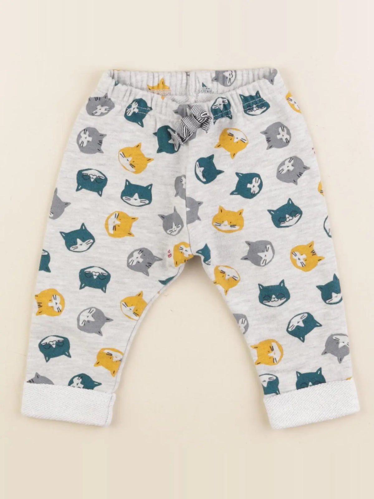 Petit Bateau - pantalon gris - 6 mois