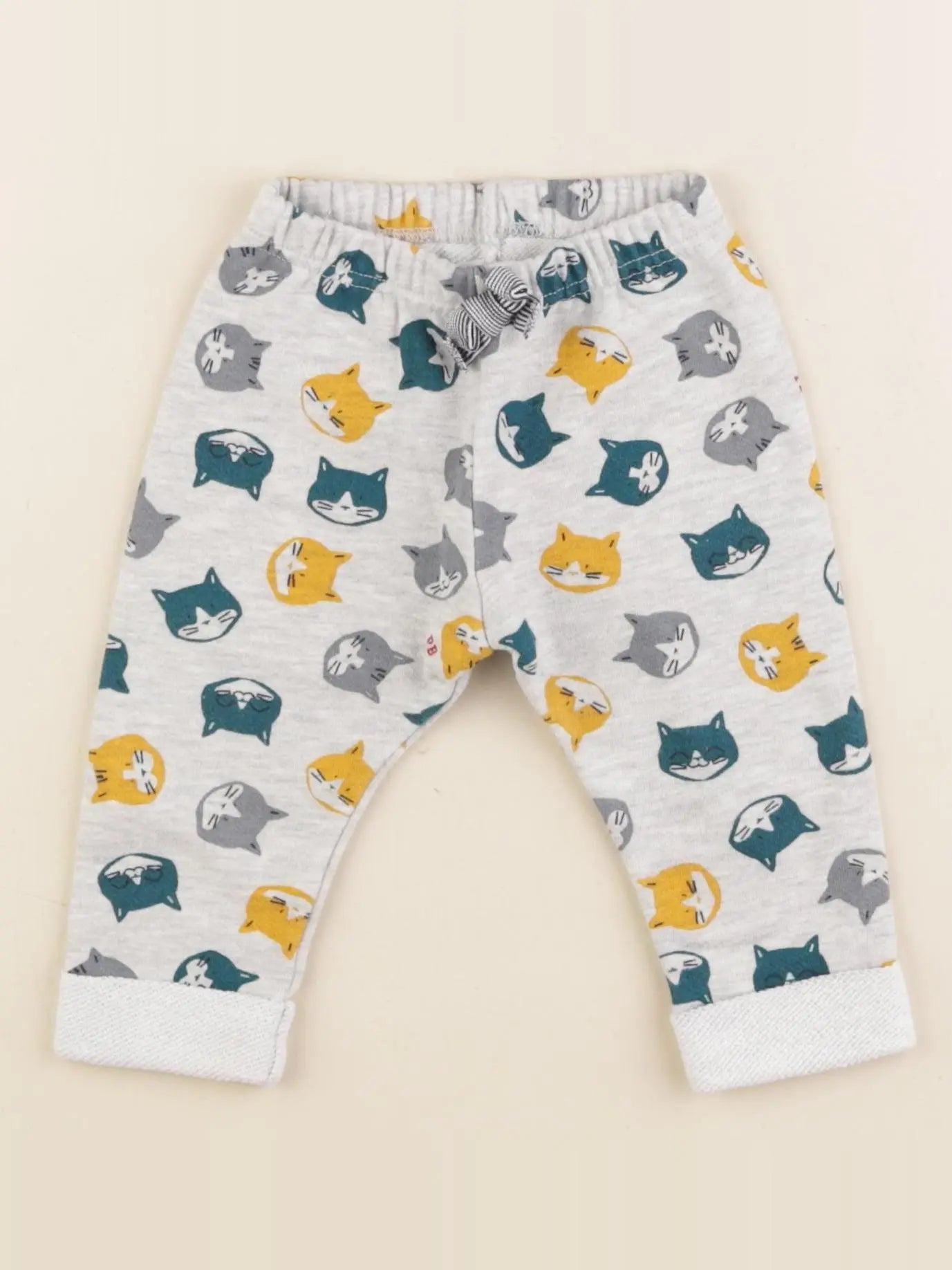 Petit Bateau - pantalon gris - 6 mois