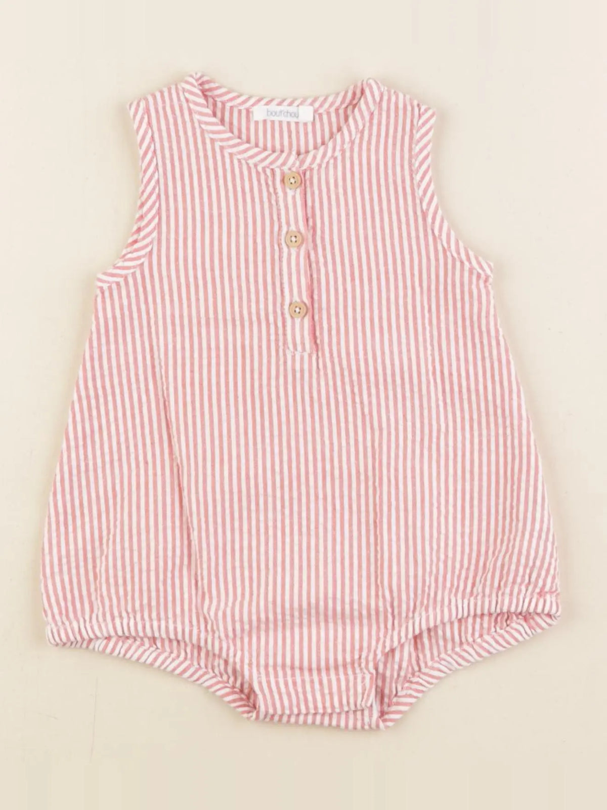 Boutchou - combinaison rose - 6 mois