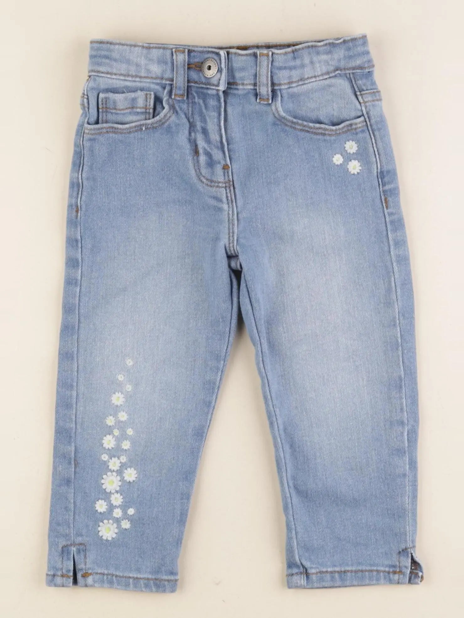 Vertbaudet - pantacourt bleu - 4 ans