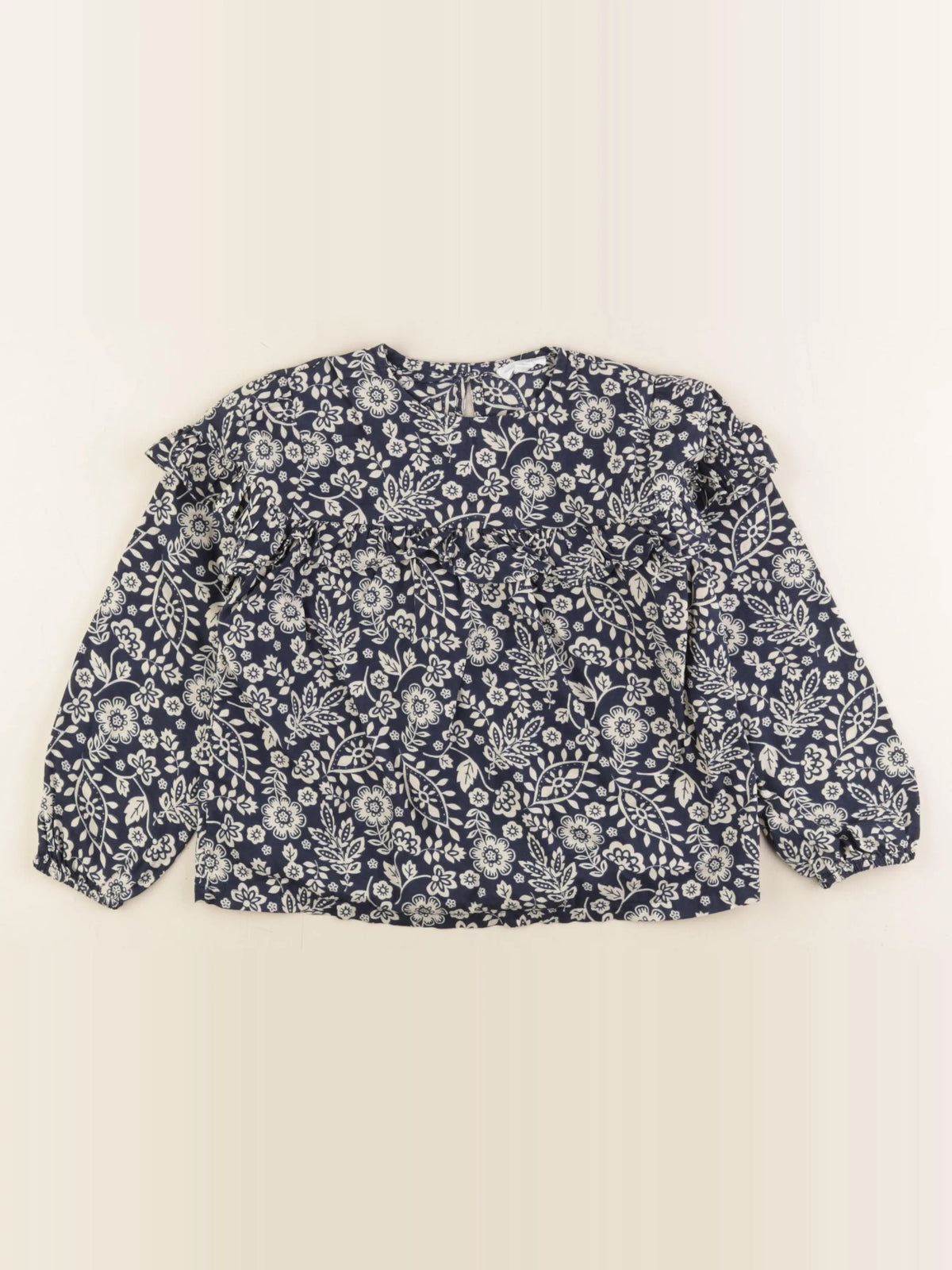 Vertbaudet - blouse bleu - 6 ans