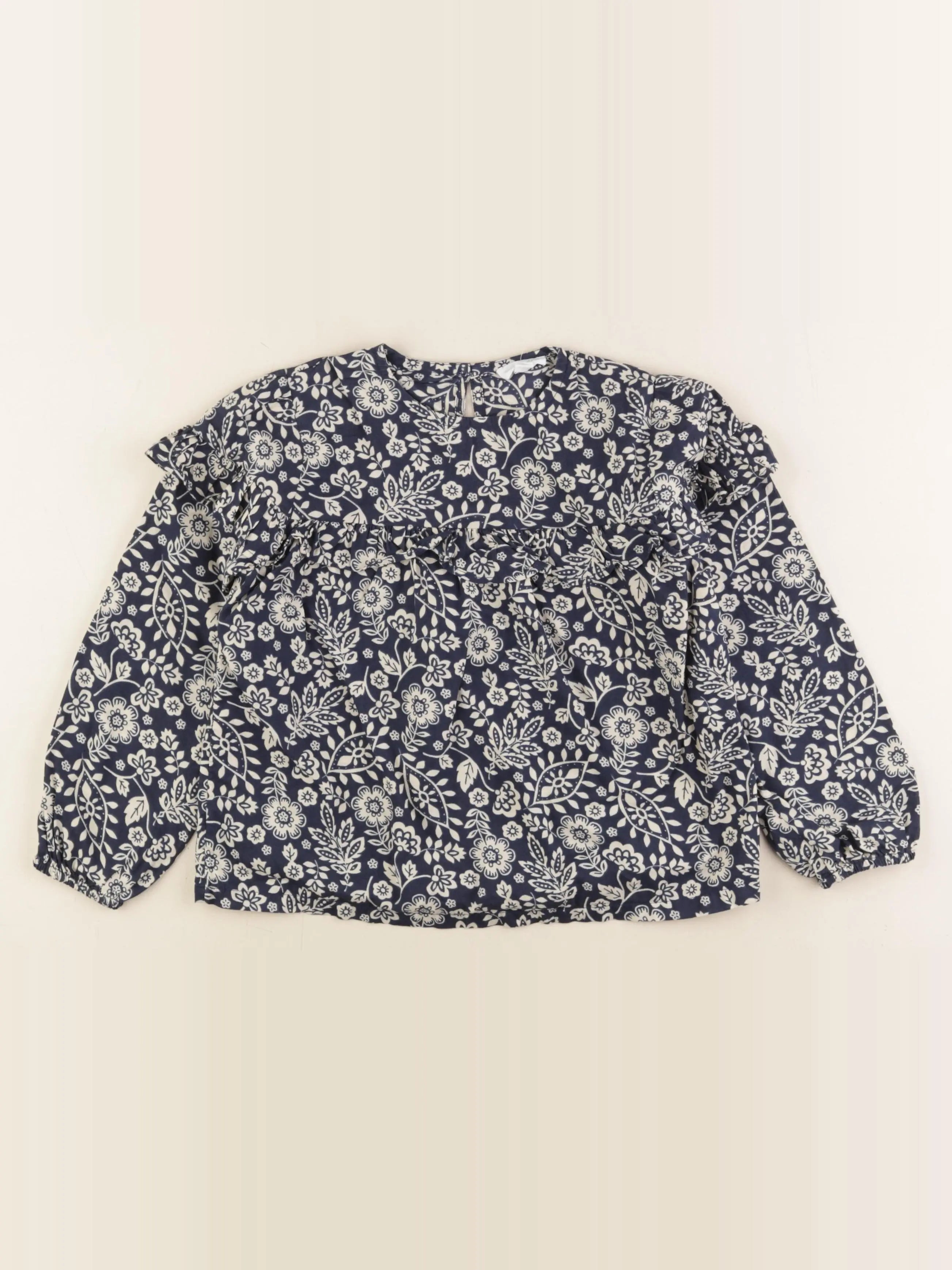 Vertbaudet - blouse bleu - 6 ans
