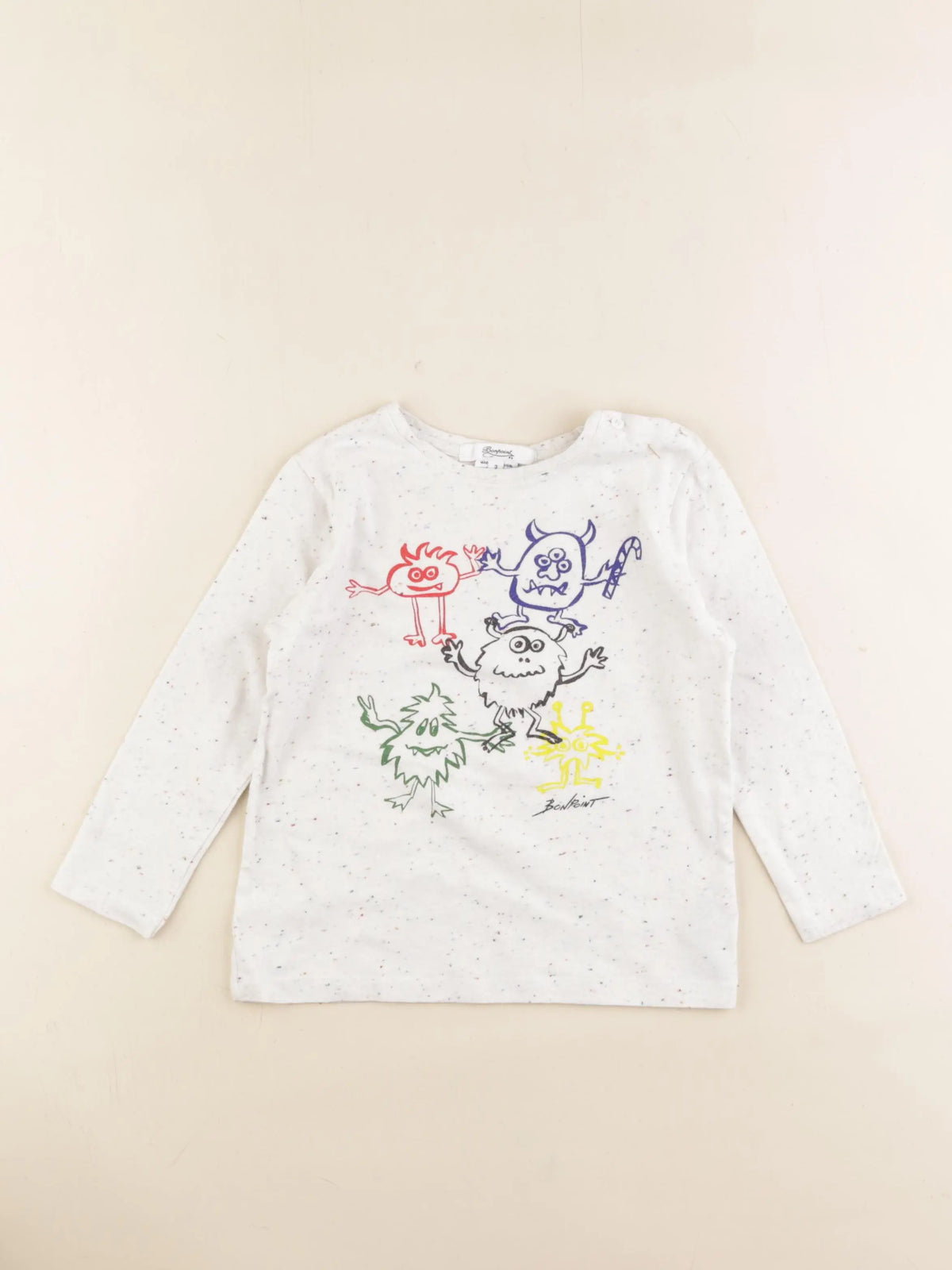 Bonpoint - tee-shirt blanc - 3 ans