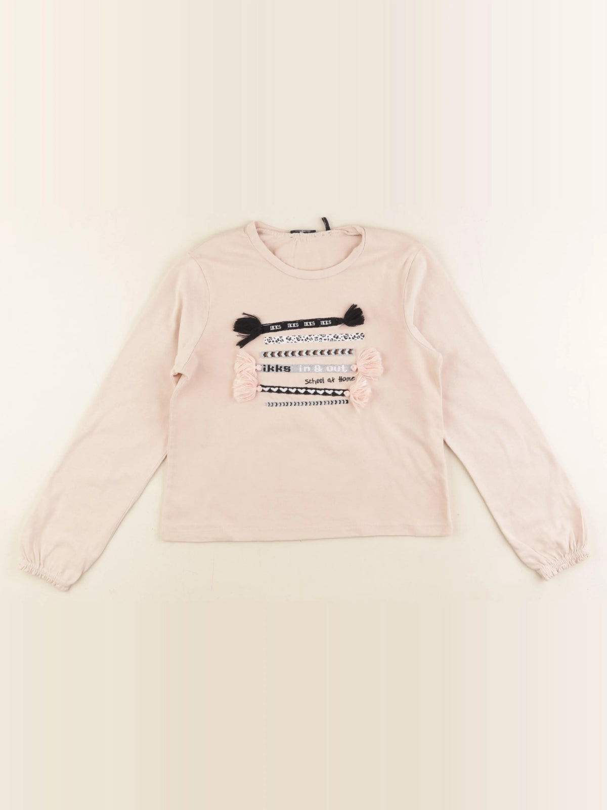 IKKS - tee-shirt rose - 8 ans