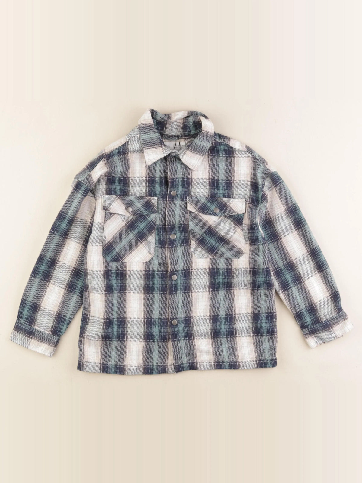 Zara - chemise blanc, bleu - 6 ans