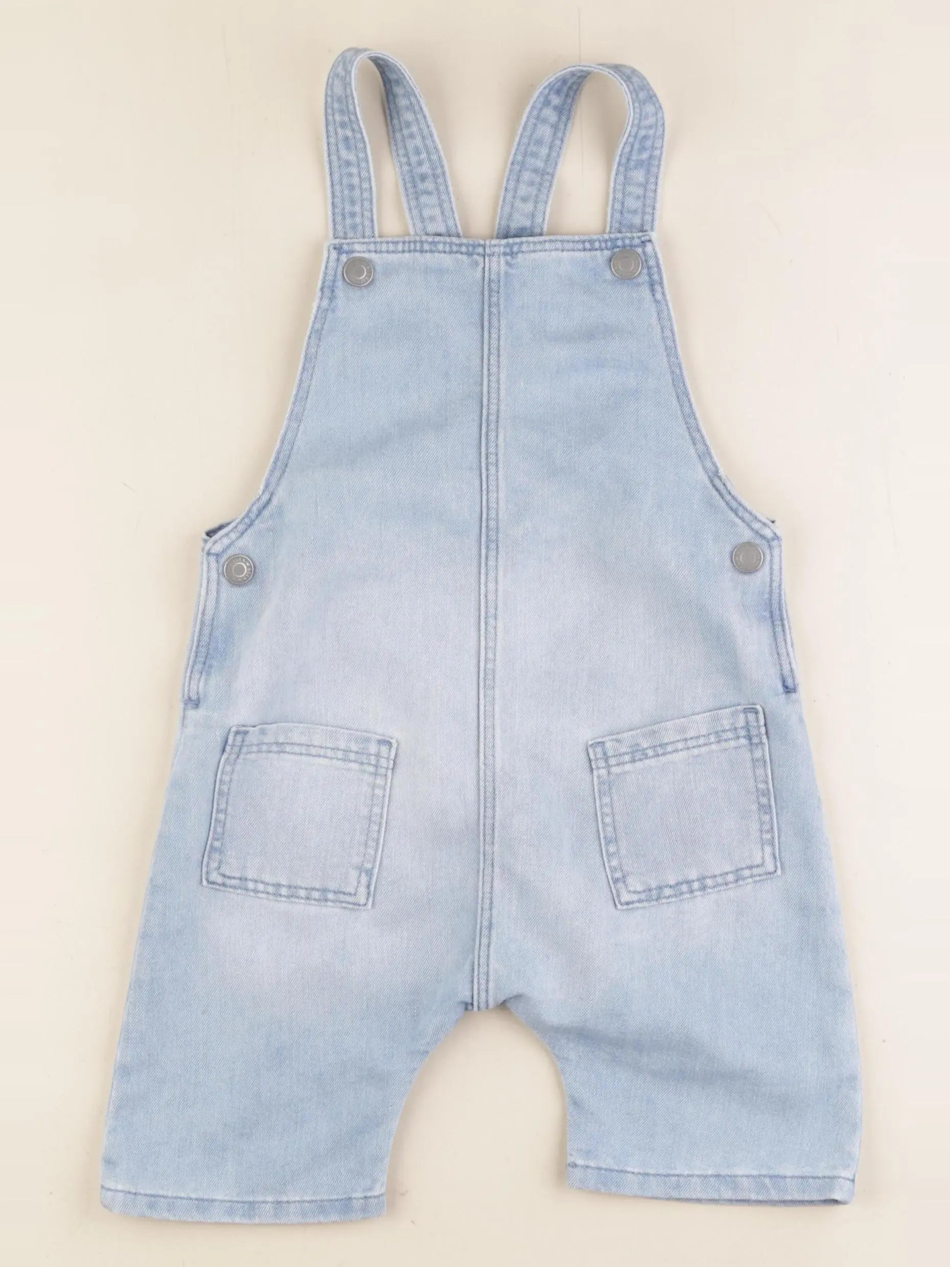 H&M - salopette bleu - 12/18 mois