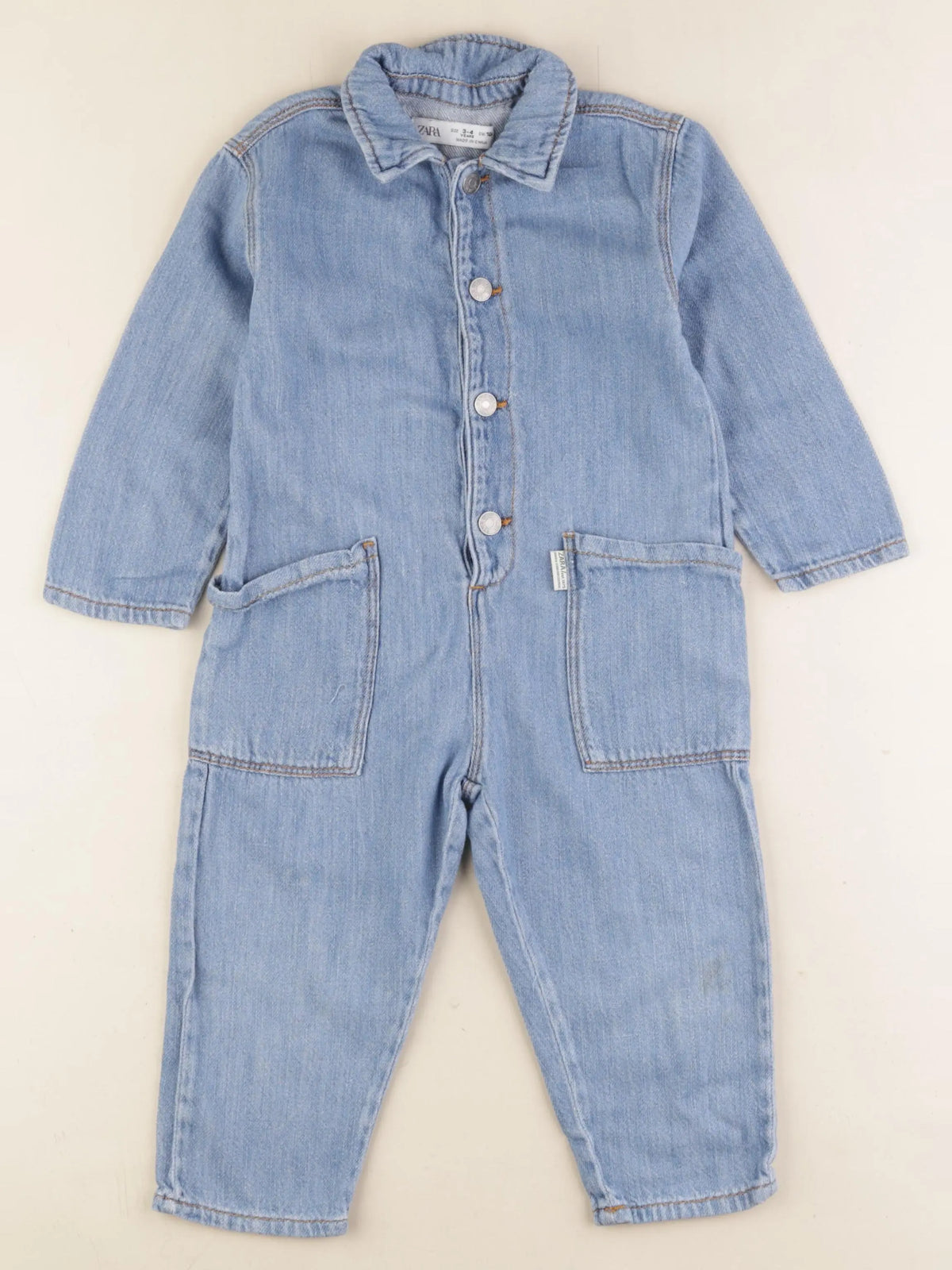 Zara - combinaison bleu - 3/4 ans