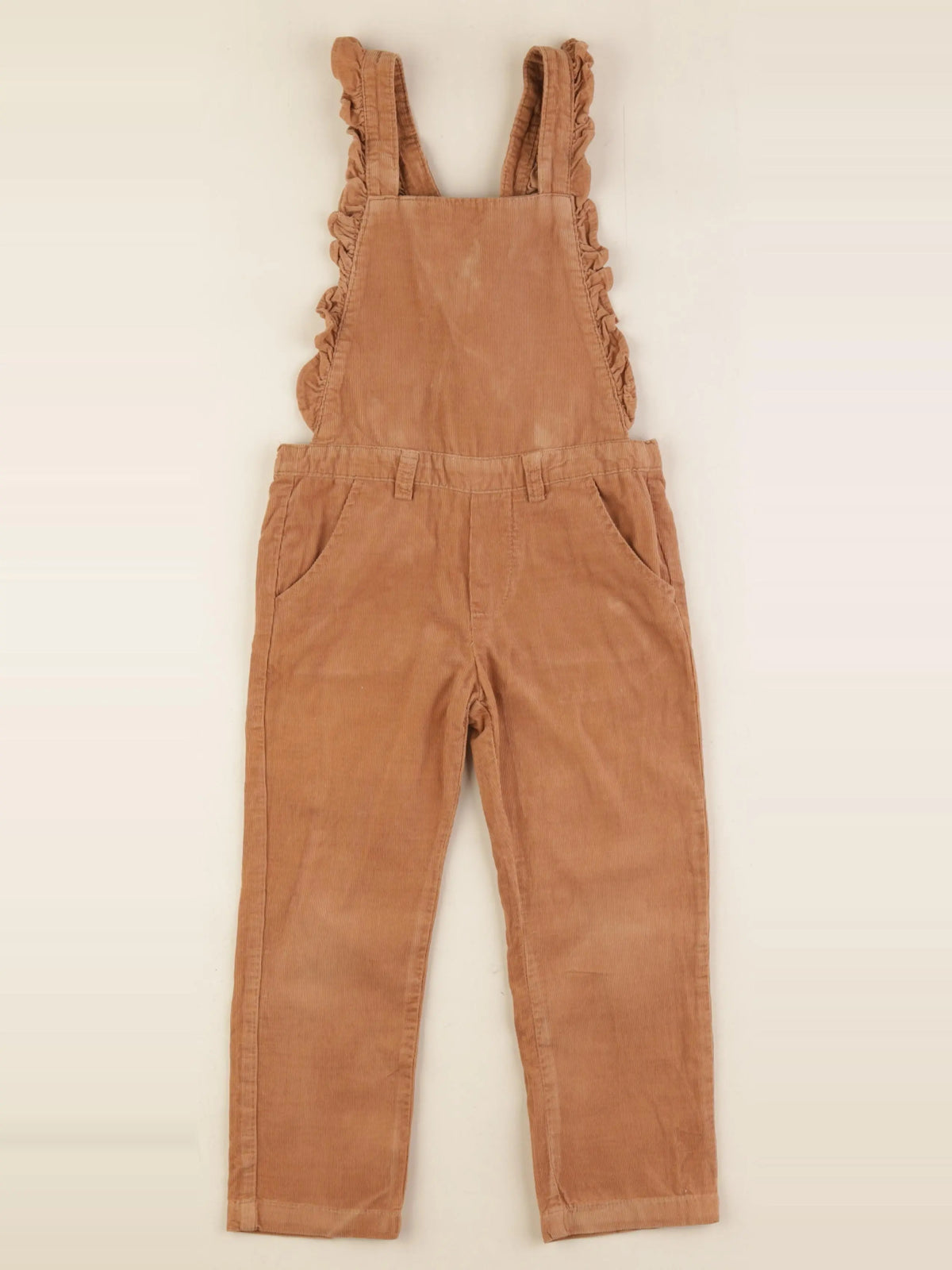 Vertbaudet - salopette marron - 4 ans