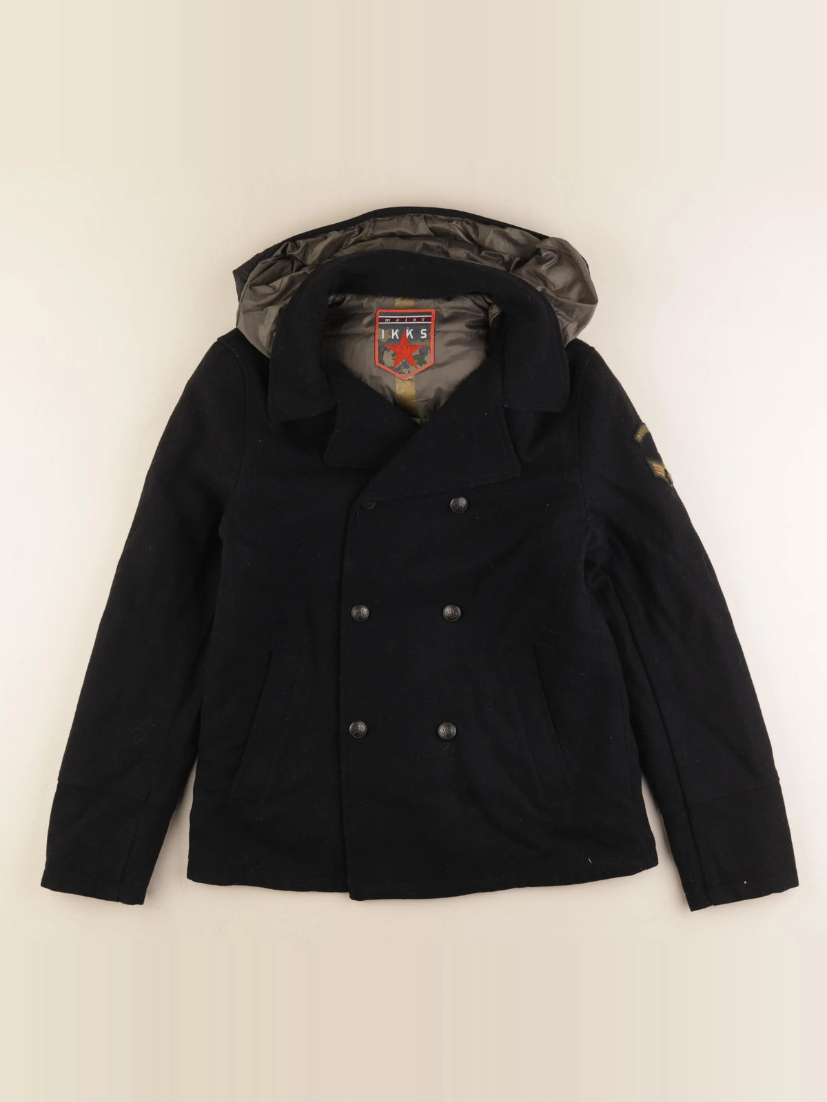IKKS - manteau noir - 14 ans