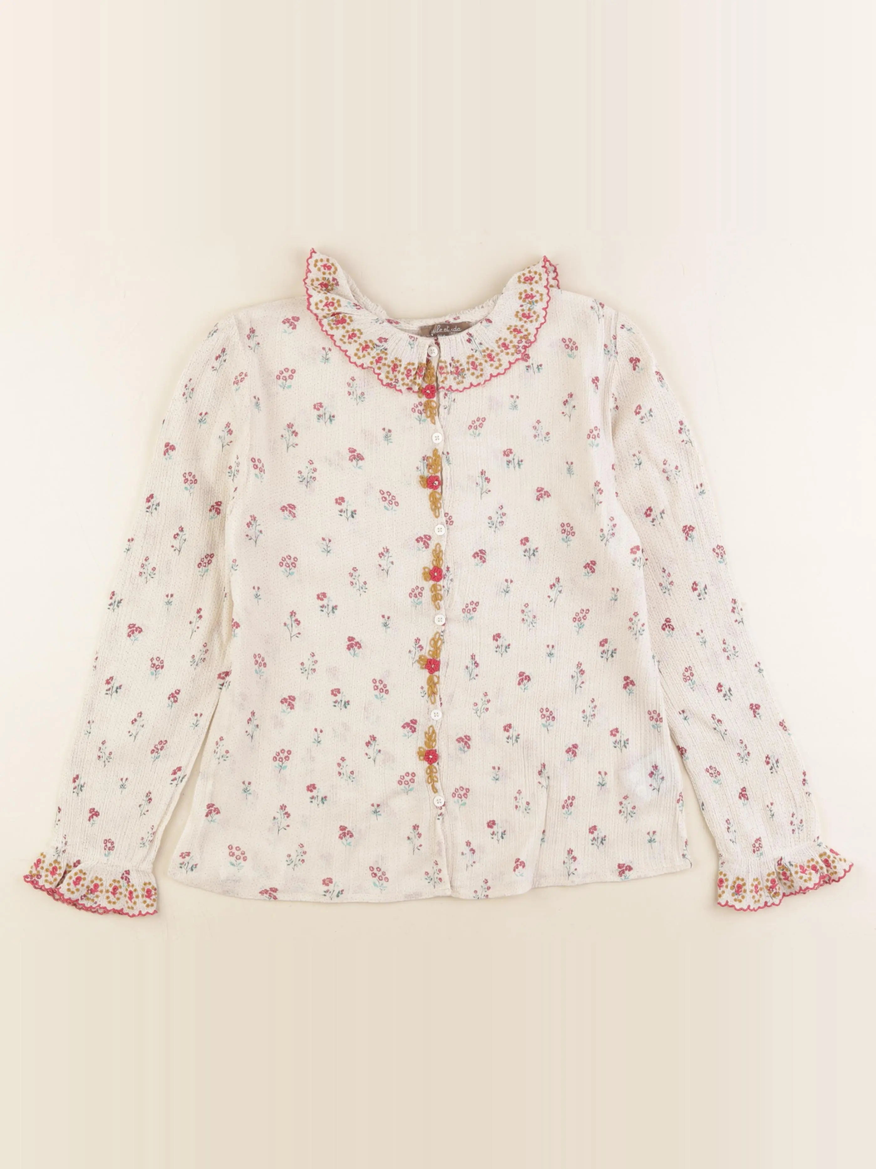 Emile et Ida - blouse beige - 10 ans