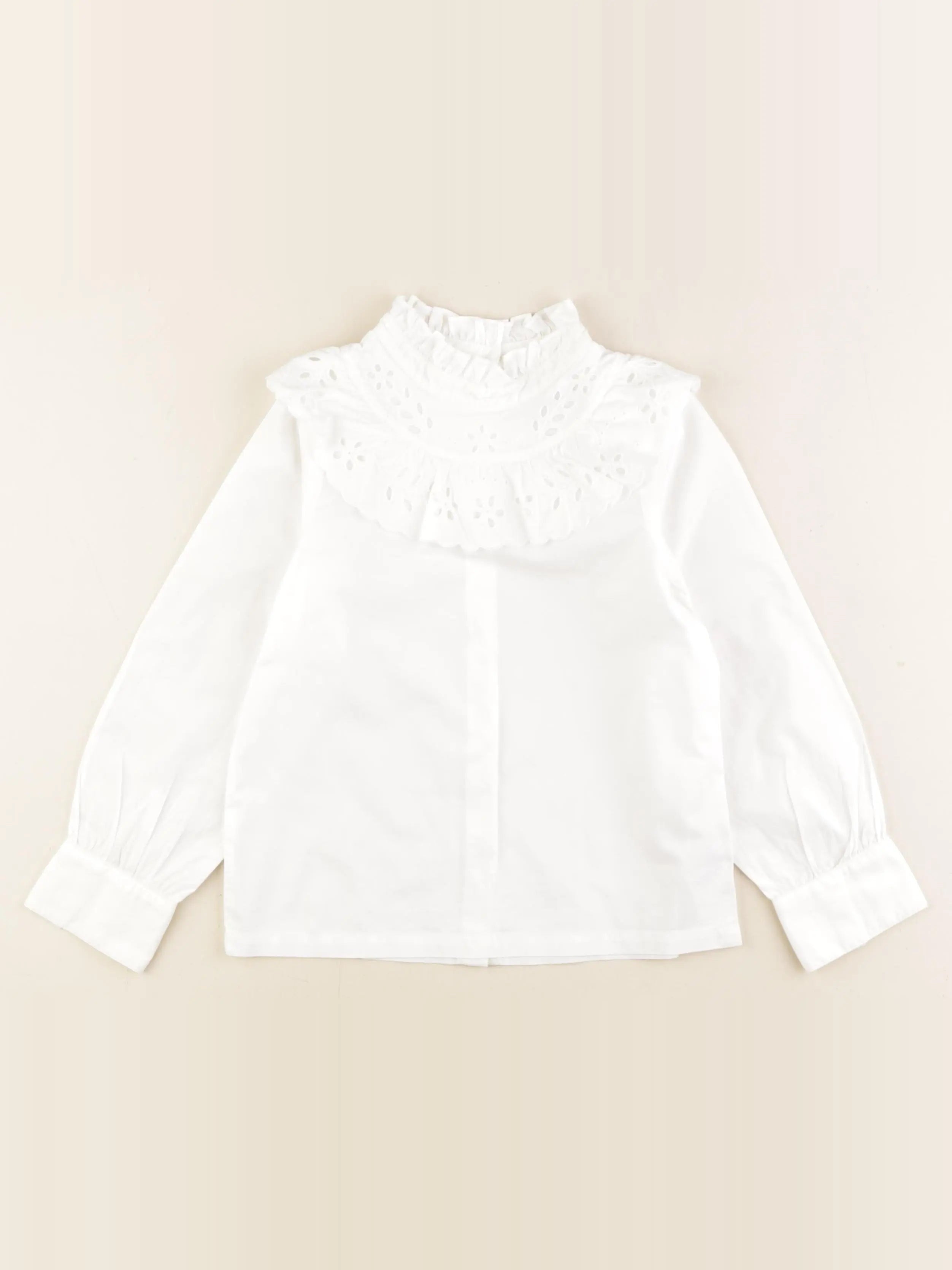 Cyrillus - blouse blanc - 6 ans